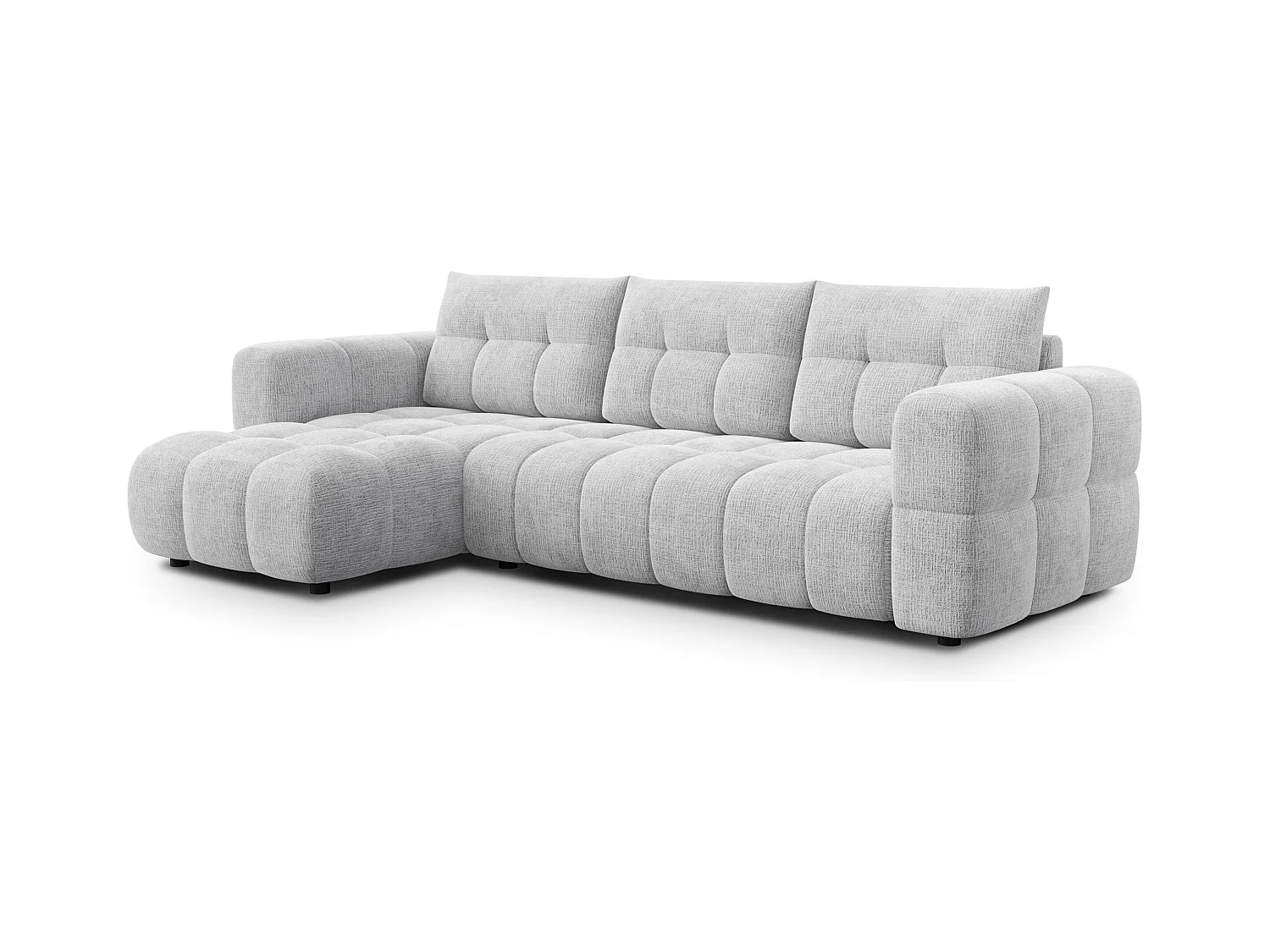 CANAPE D'ANGLE CLOUDI 4 places, blanc