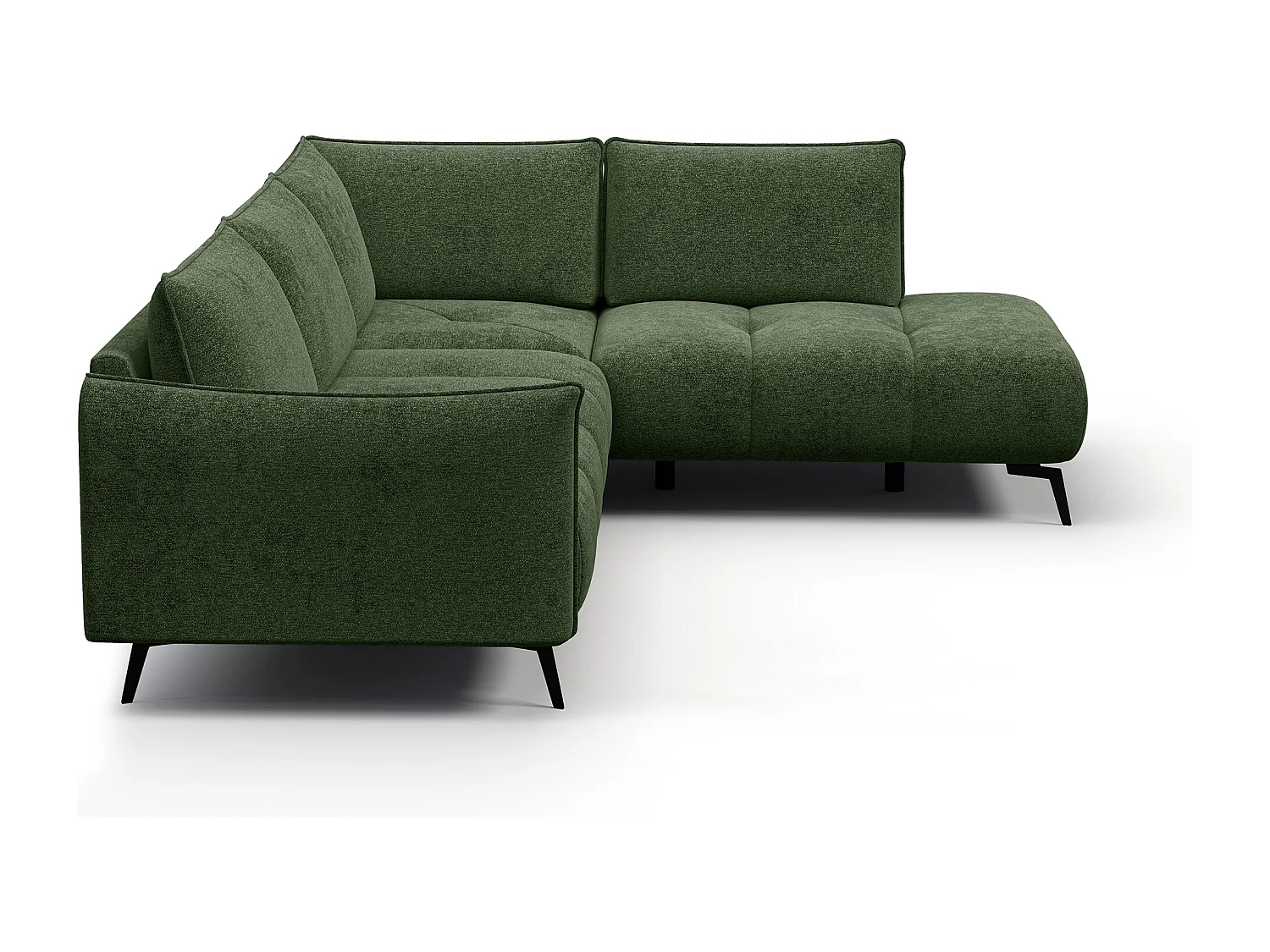 CANAPE D'ANGLE AERA 5 places, vert