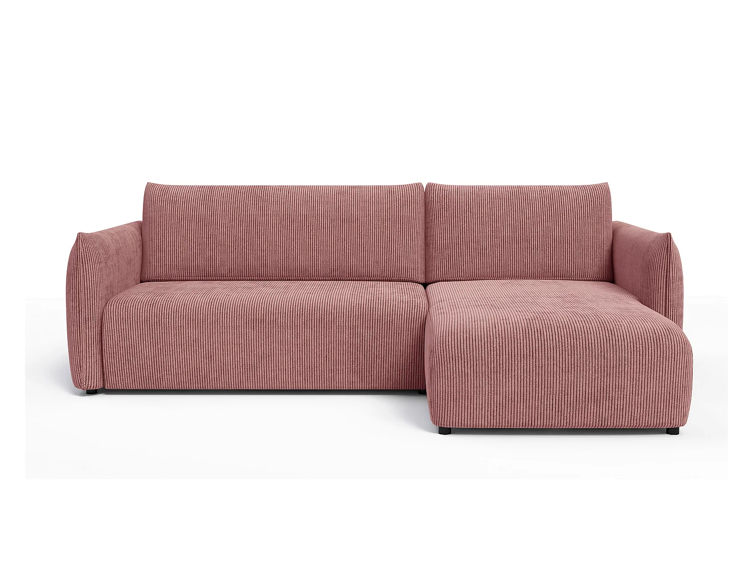 CANAPE D'ANGLE TAUER 3 places, rose