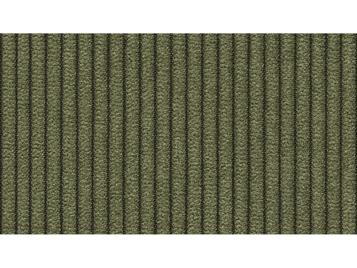 CANAPÉ D'ANGLE OLI 4 places, tissu olive