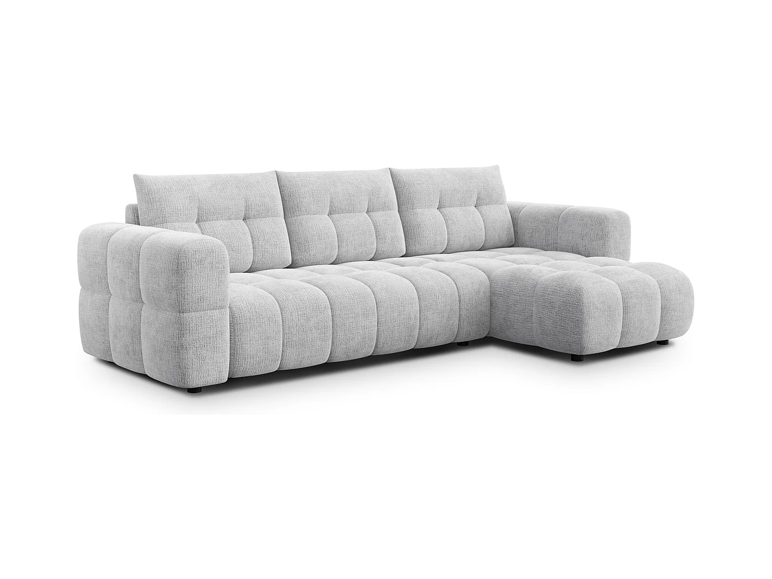 CANAPE D'ANGLE CLOUDI 4 places, blanc