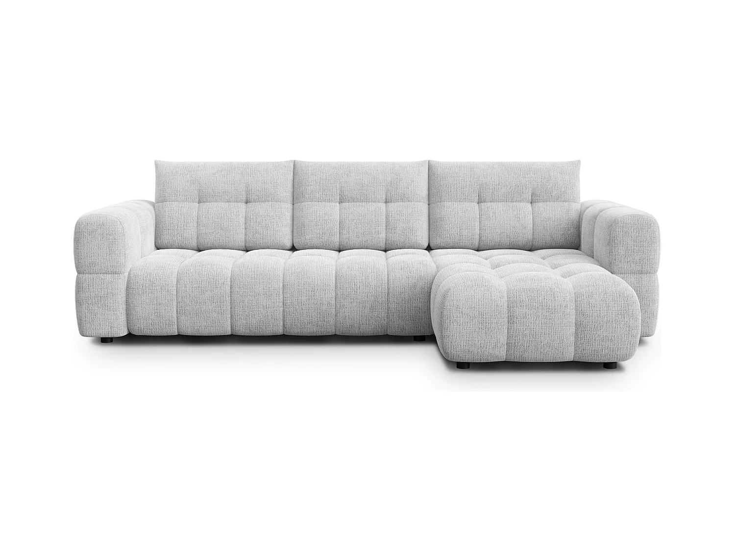 CANAPE D'ANGLE CLOUDI 4 places, blanc