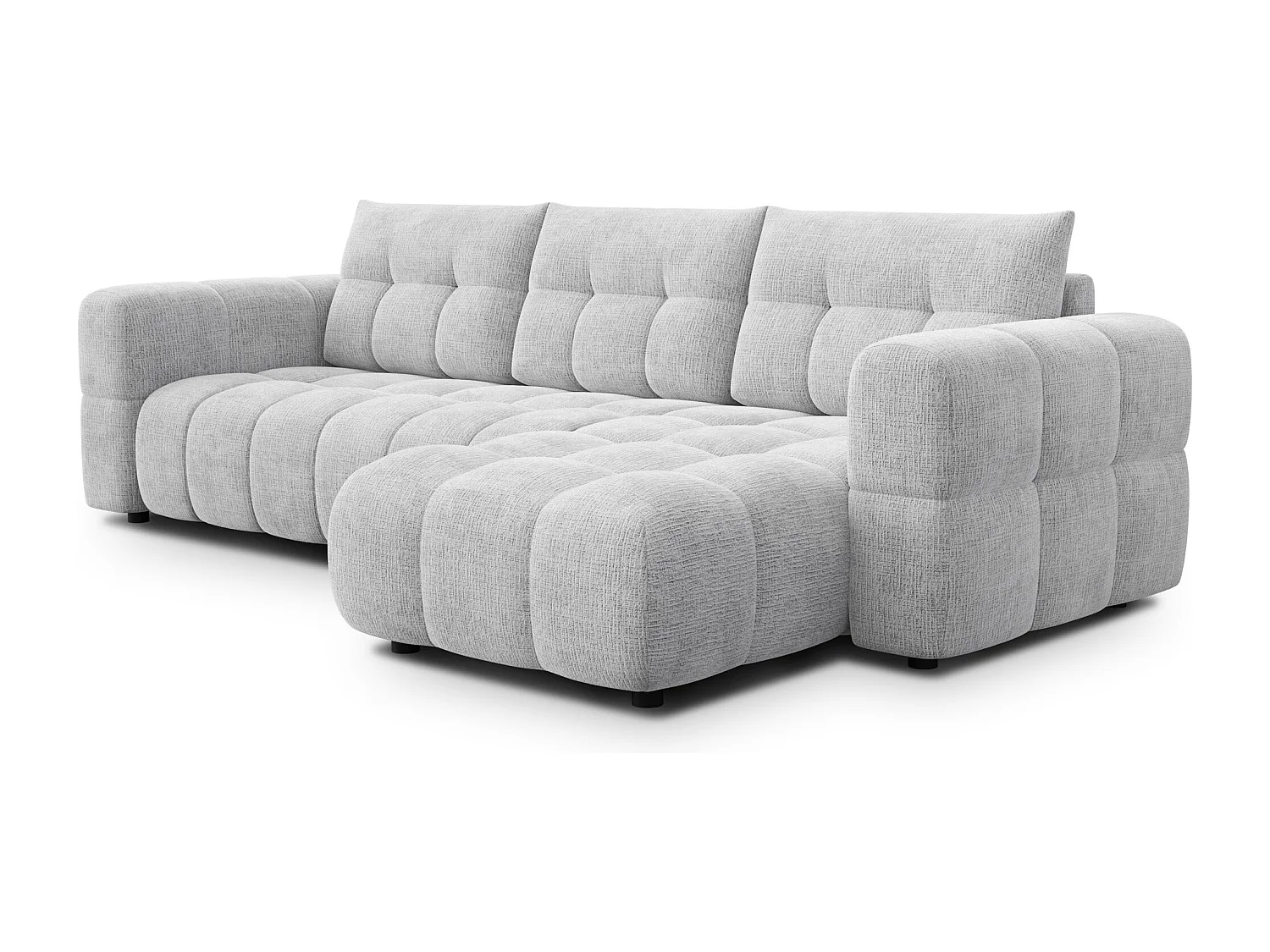 CANAPE D'ANGLE CLOUDI 4 places, blanc