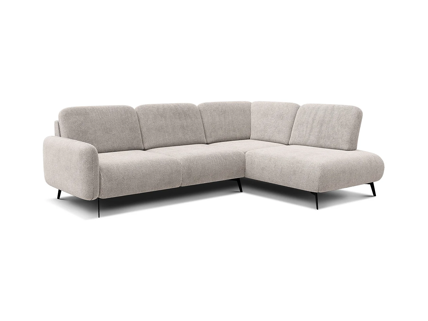 5-Sitzer-Ecksofa rechts FEBE, beige