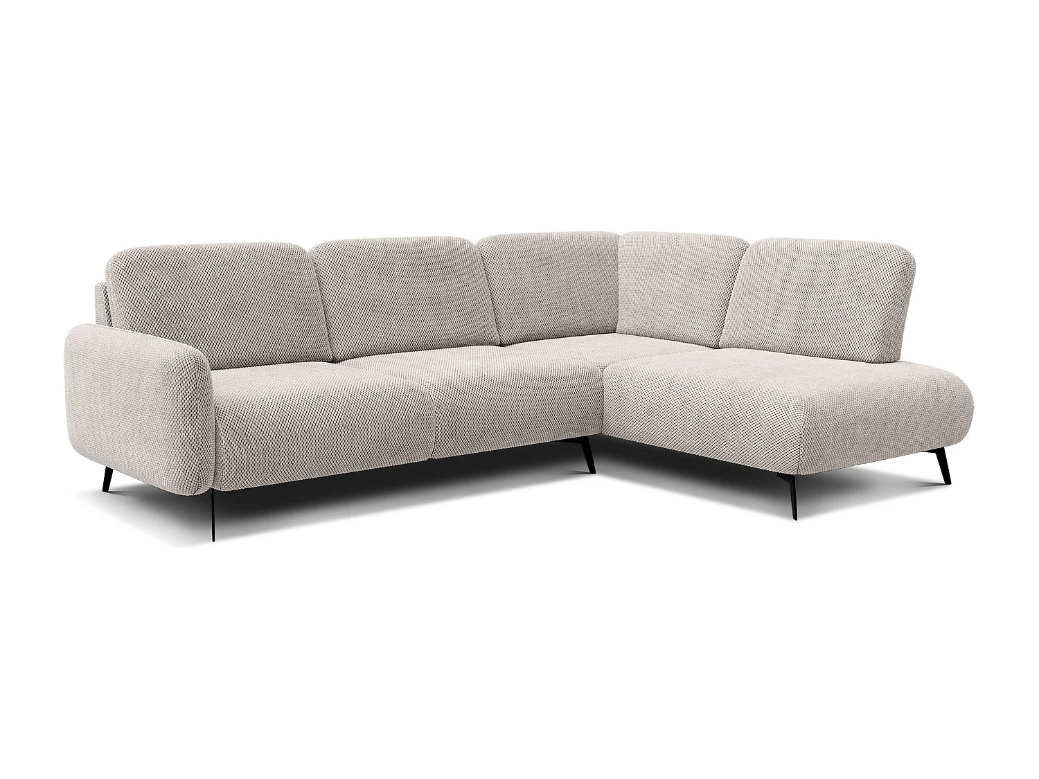 5-Sitzer-Ecksofa rechts FEBE, beige