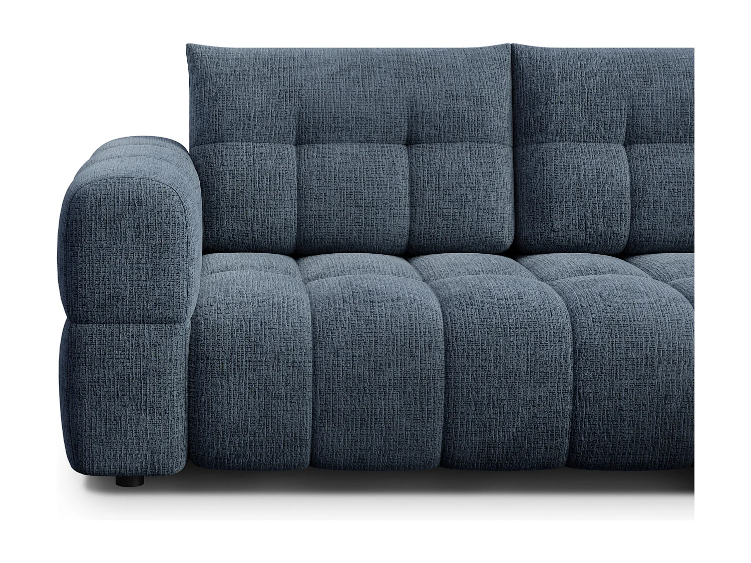 CLOUDI Ecksofa 4-Sitzer rechts, marineblau