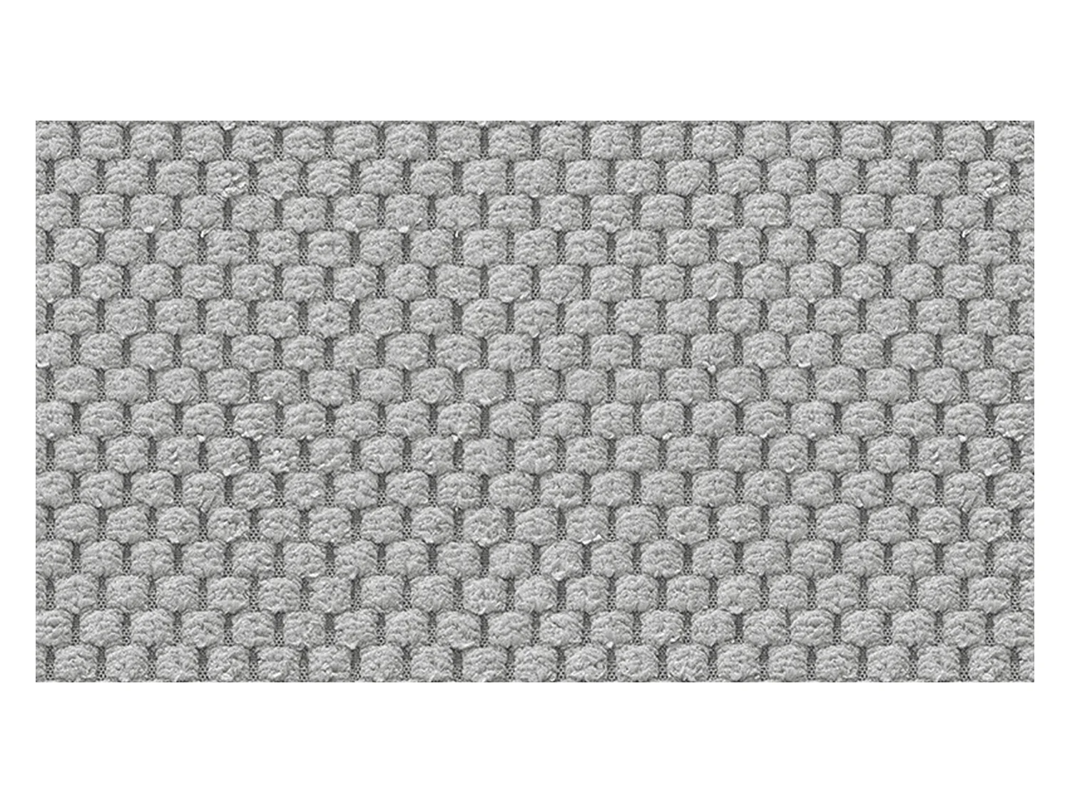 CANAPÉ D'ANGLE FEBE 4 places, tissu gris clair