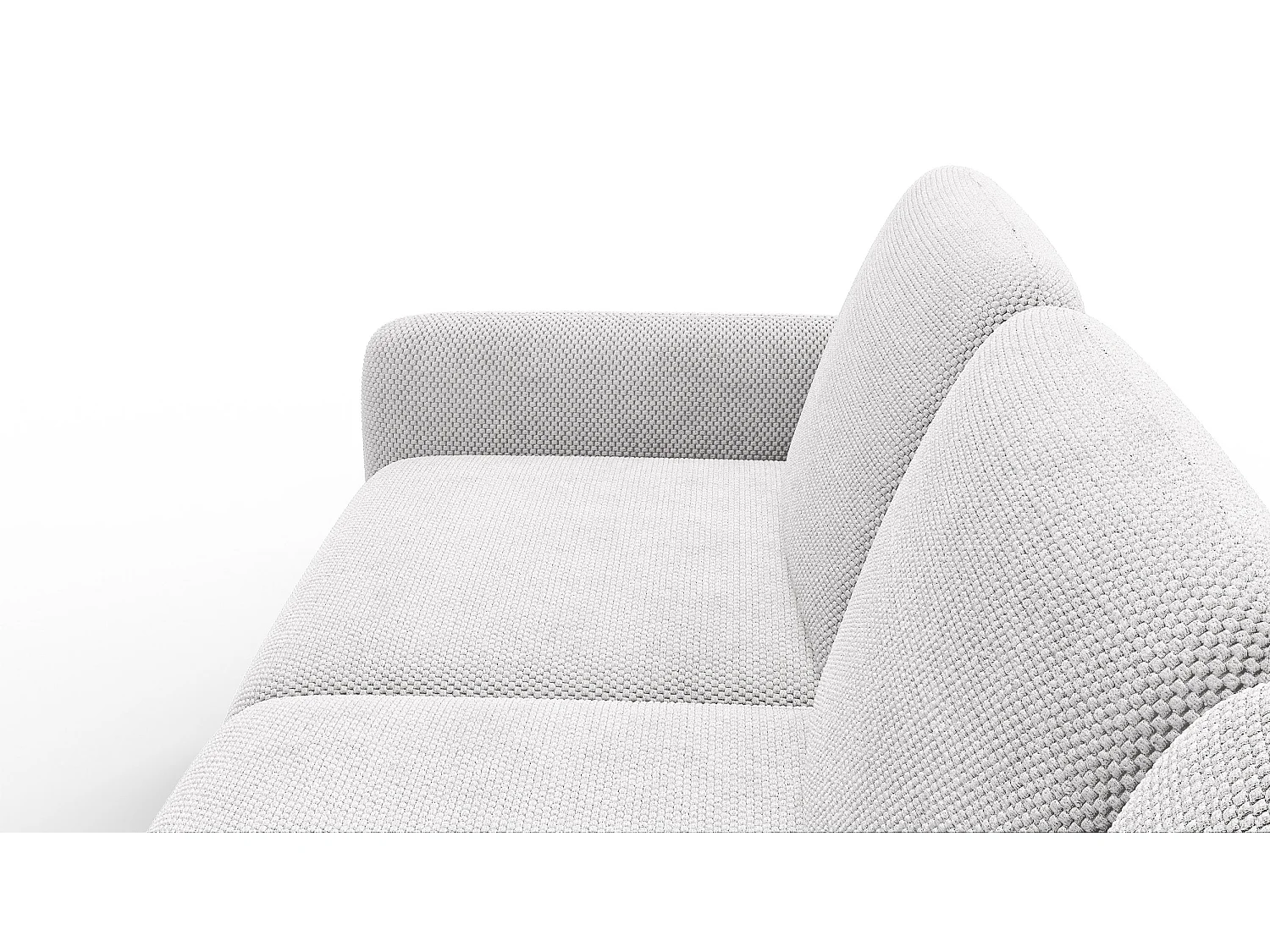 Ecksofa 4-Sitzer rechts FEBE, creme