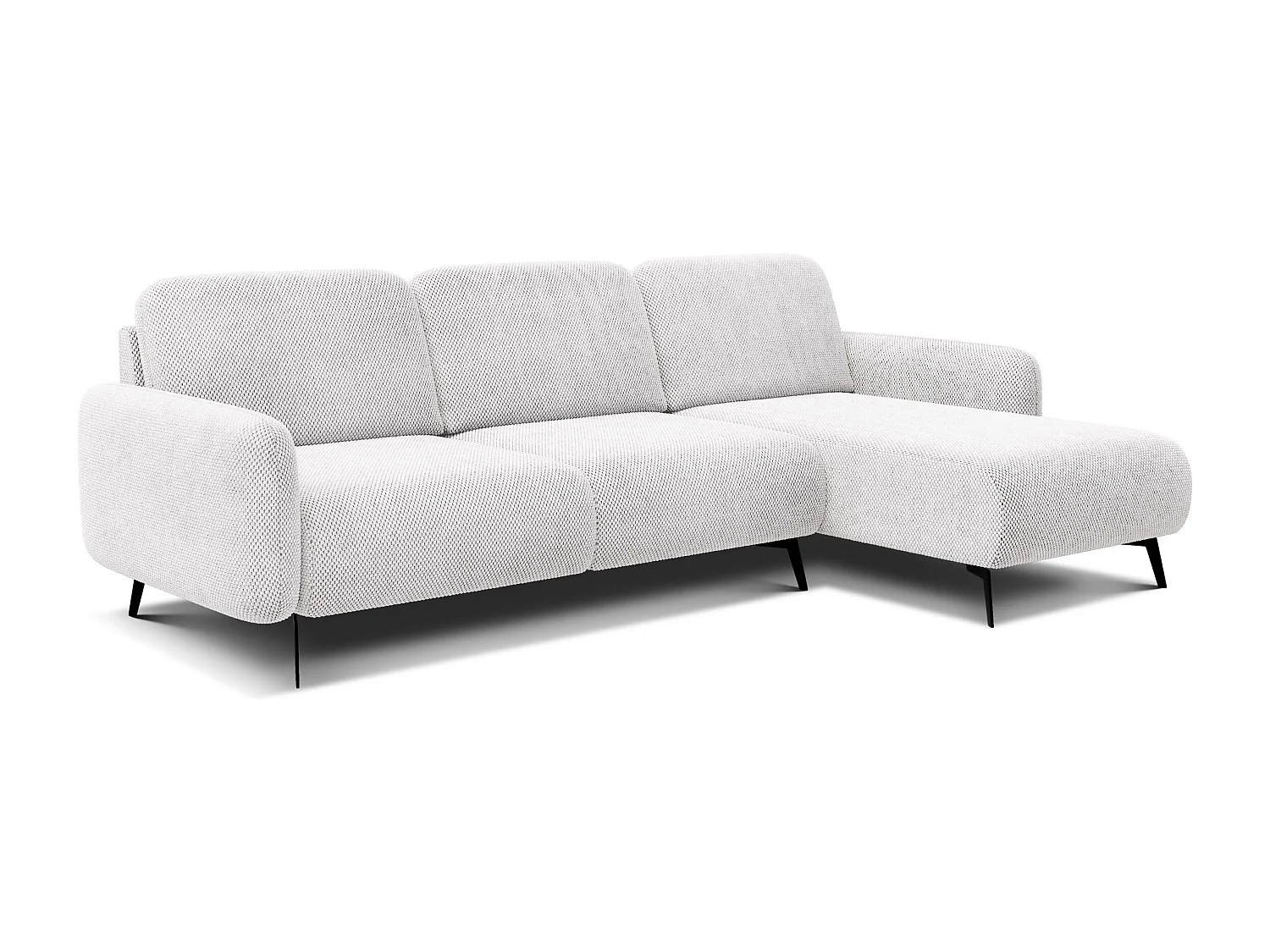 Ecksofa 4-Sitzer rechts FEBE, creme