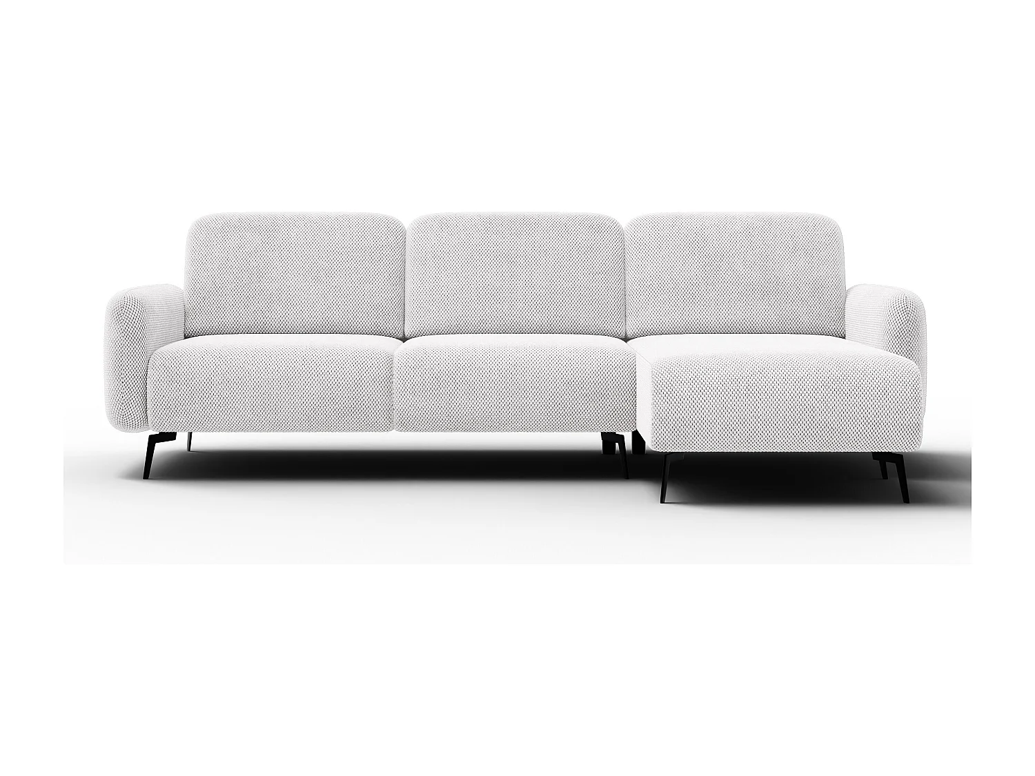 Ecksofa 4-Sitzer rechts FEBE, creme