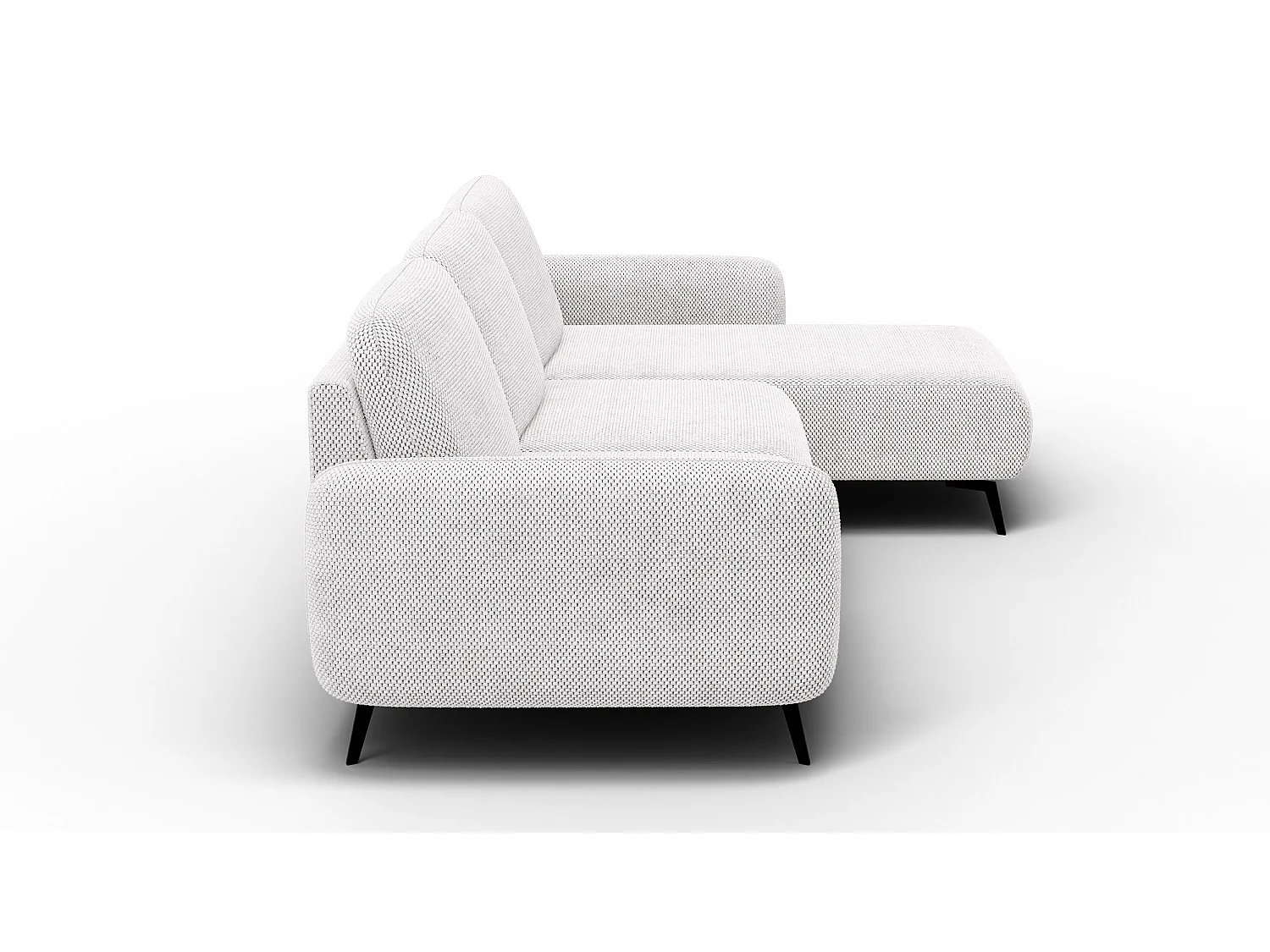 Ecksofa 4-Sitzer rechts FEBE, creme