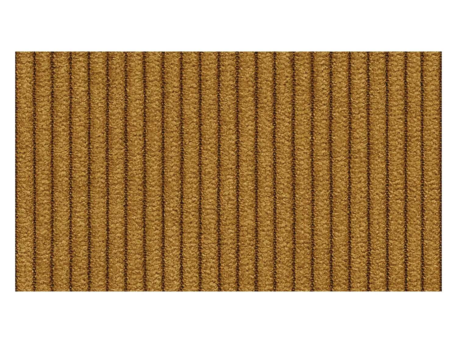 CANAPÉ D'ANGLE OLI 4 places, tissu jaune foncé