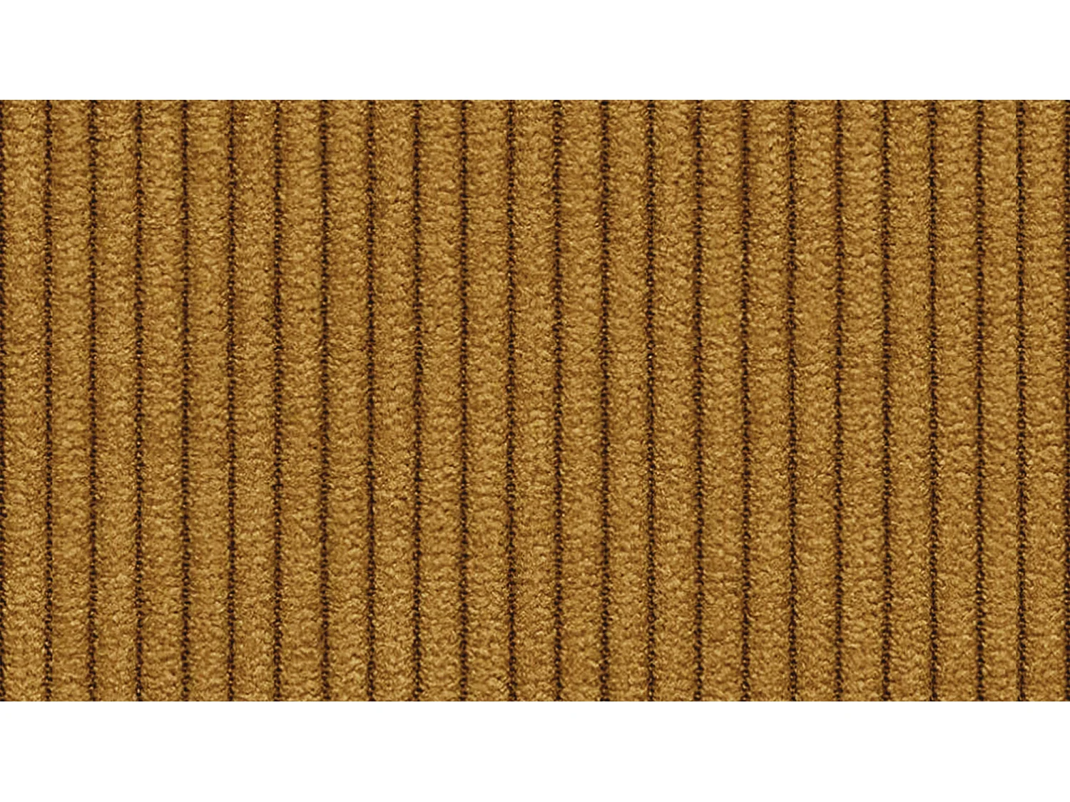 CANAPÉ D'ANGLE OLI 4 places, tissu jaune foncé