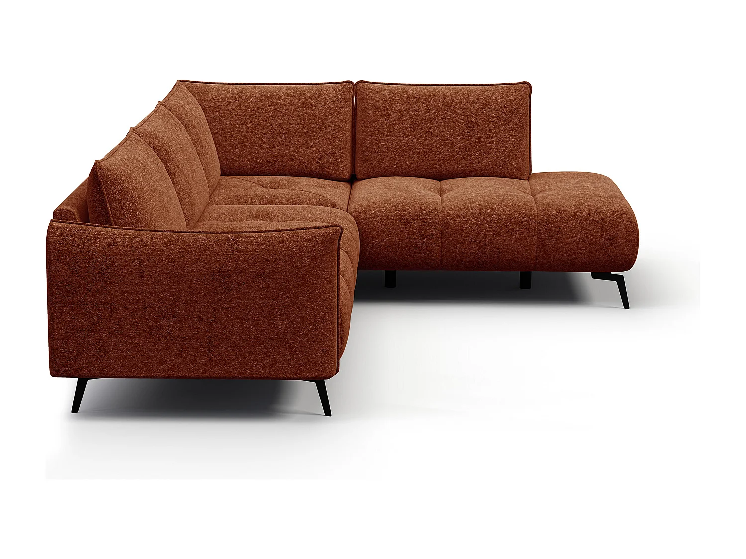 CANAPE D'ANGLE AERA 5 places, orange