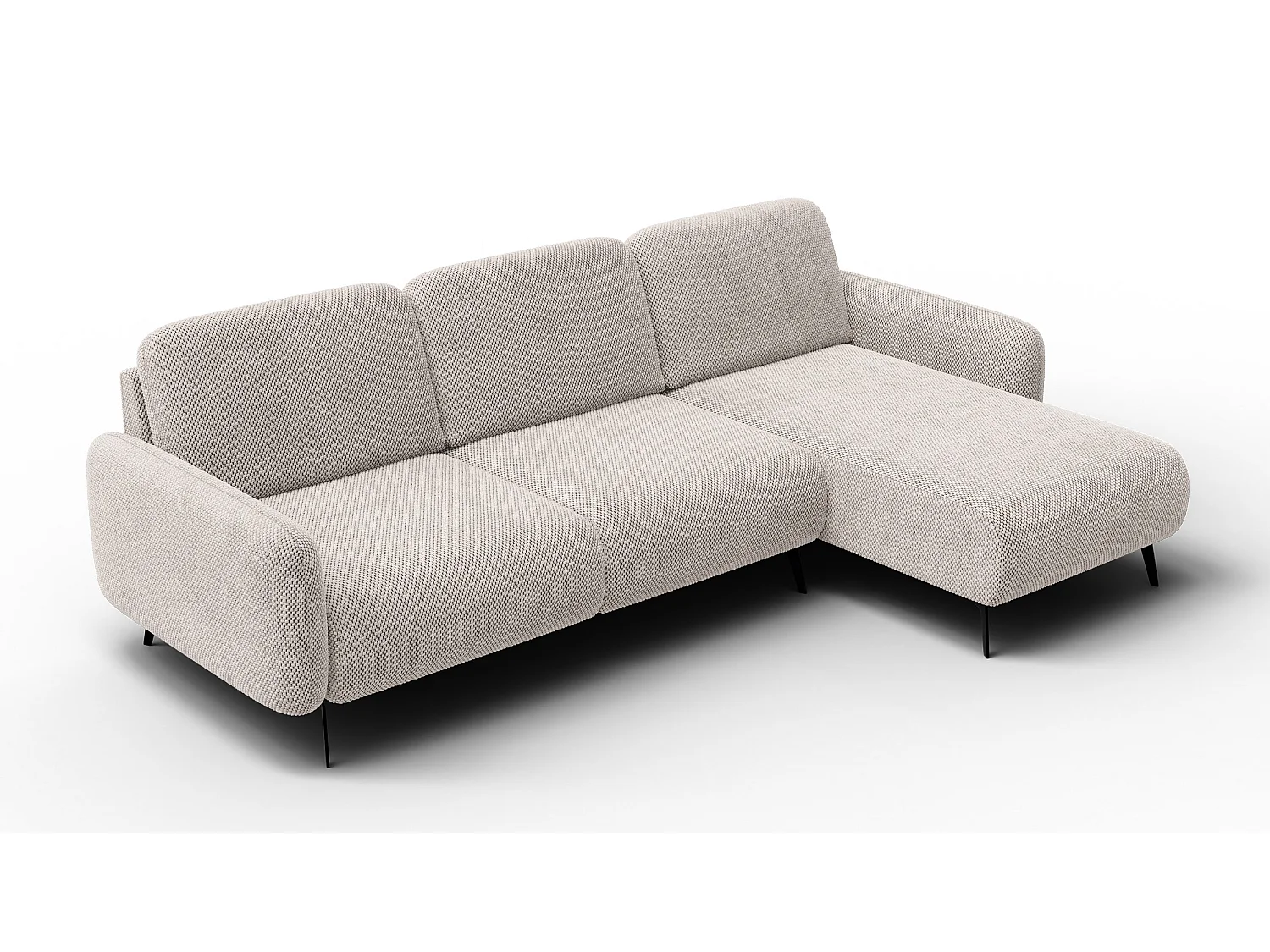 Ecksofa 4-Sitzer rechts FEBE, beige