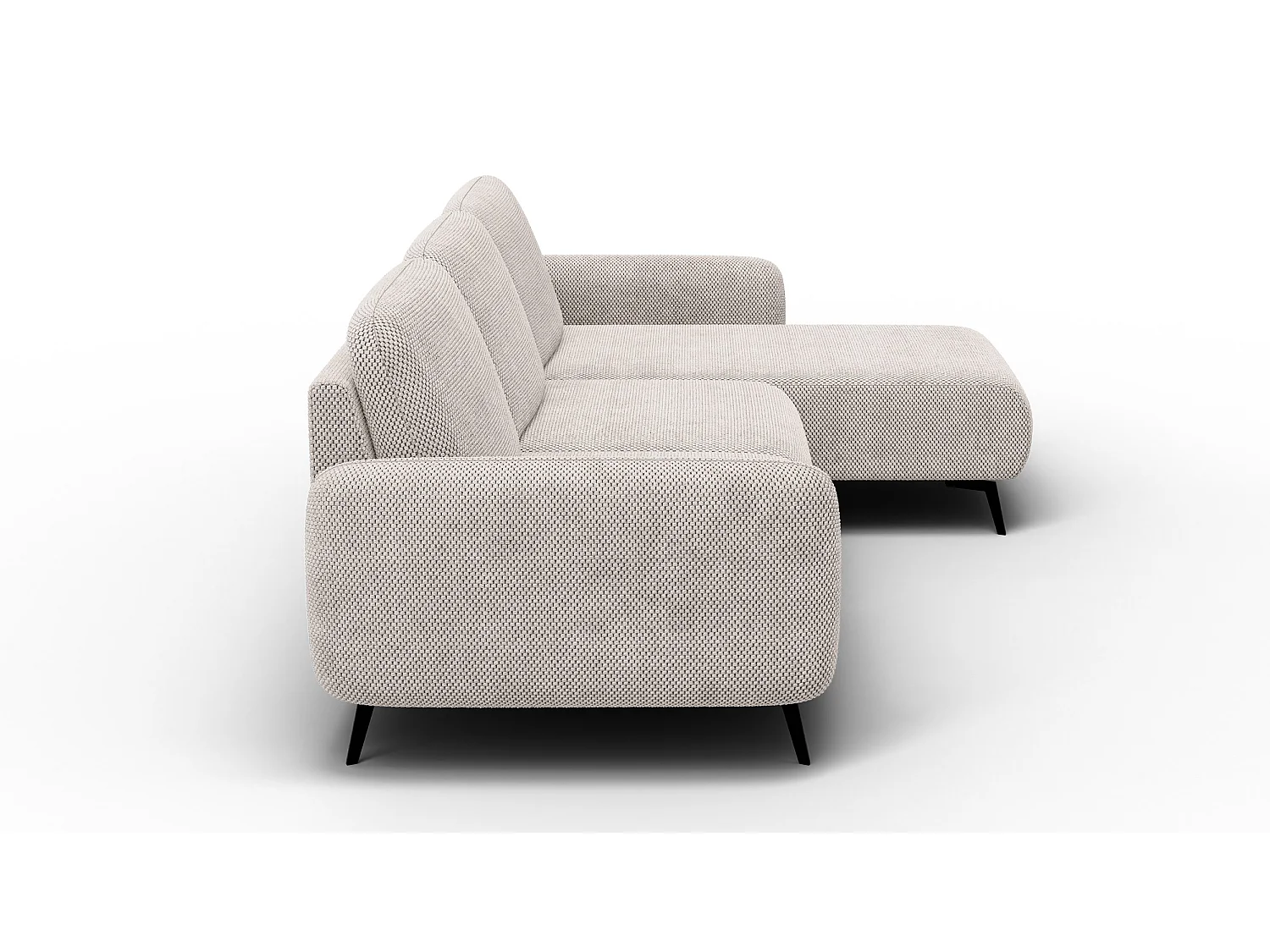 Ecksofa 4-Sitzer rechts FEBE, beige