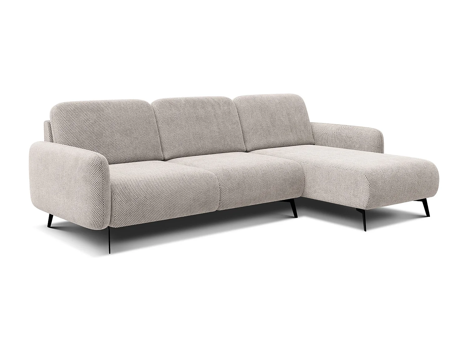 Ecksofa 4-Sitzer rechts FEBE, beige