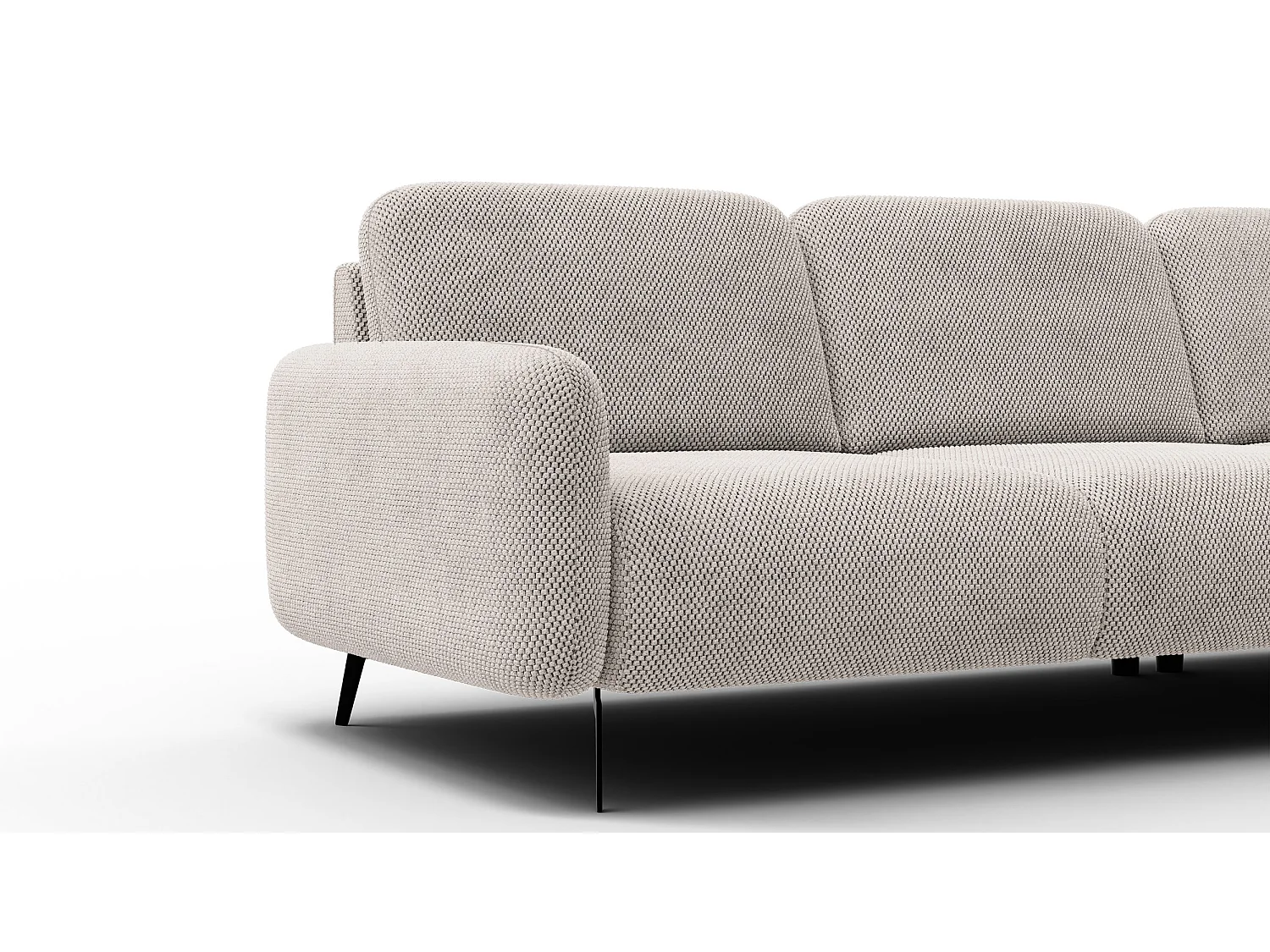 Ecksofa 4-Sitzer rechts FEBE, beige