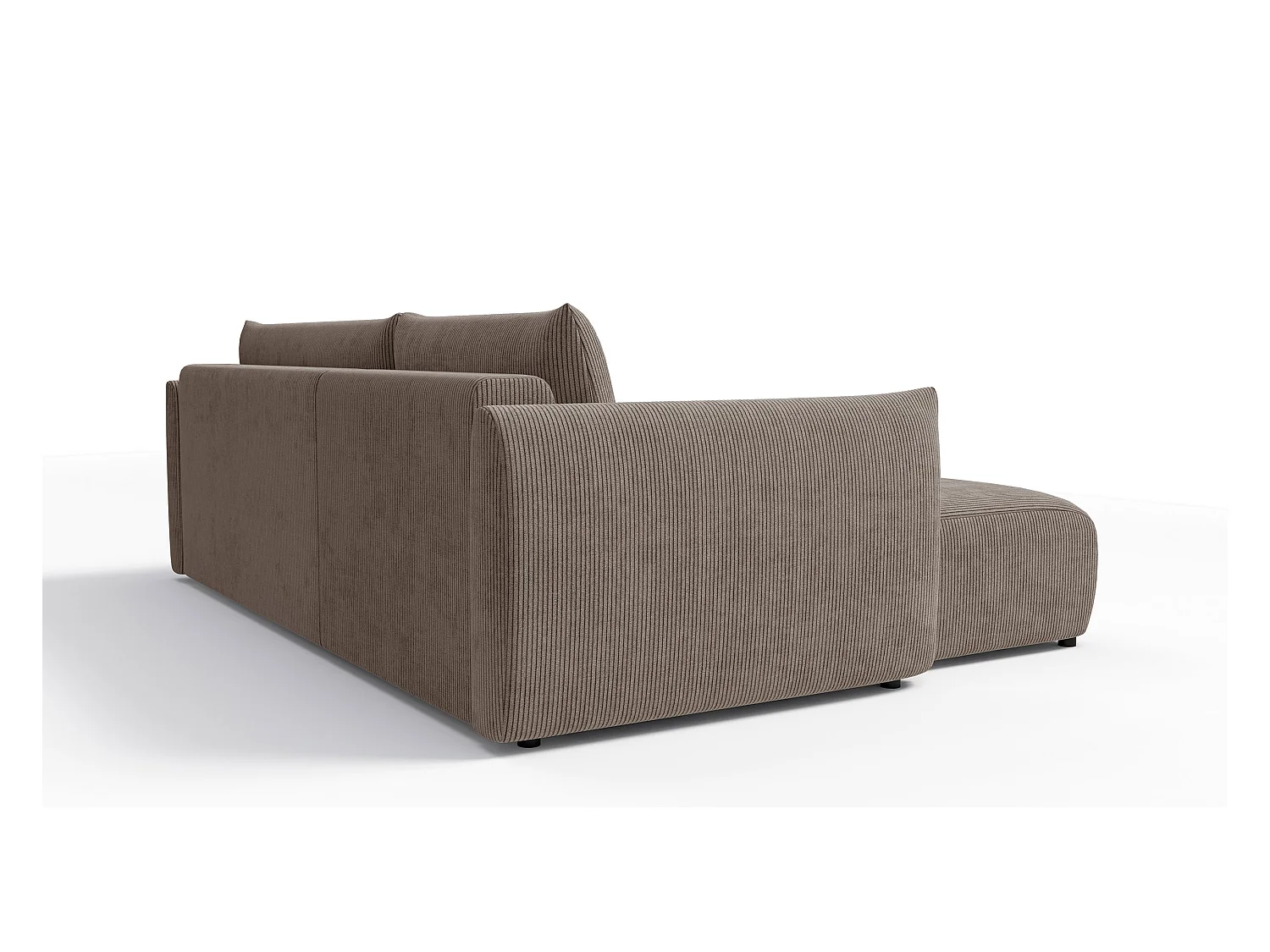 CANAPE D'ANGLE TAUER 3 places, taupe