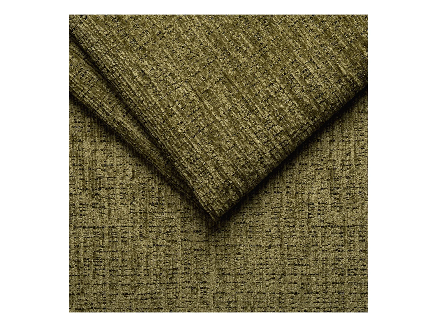 CANAPE D'ANGLE CLOUDI 4 places, vert olive