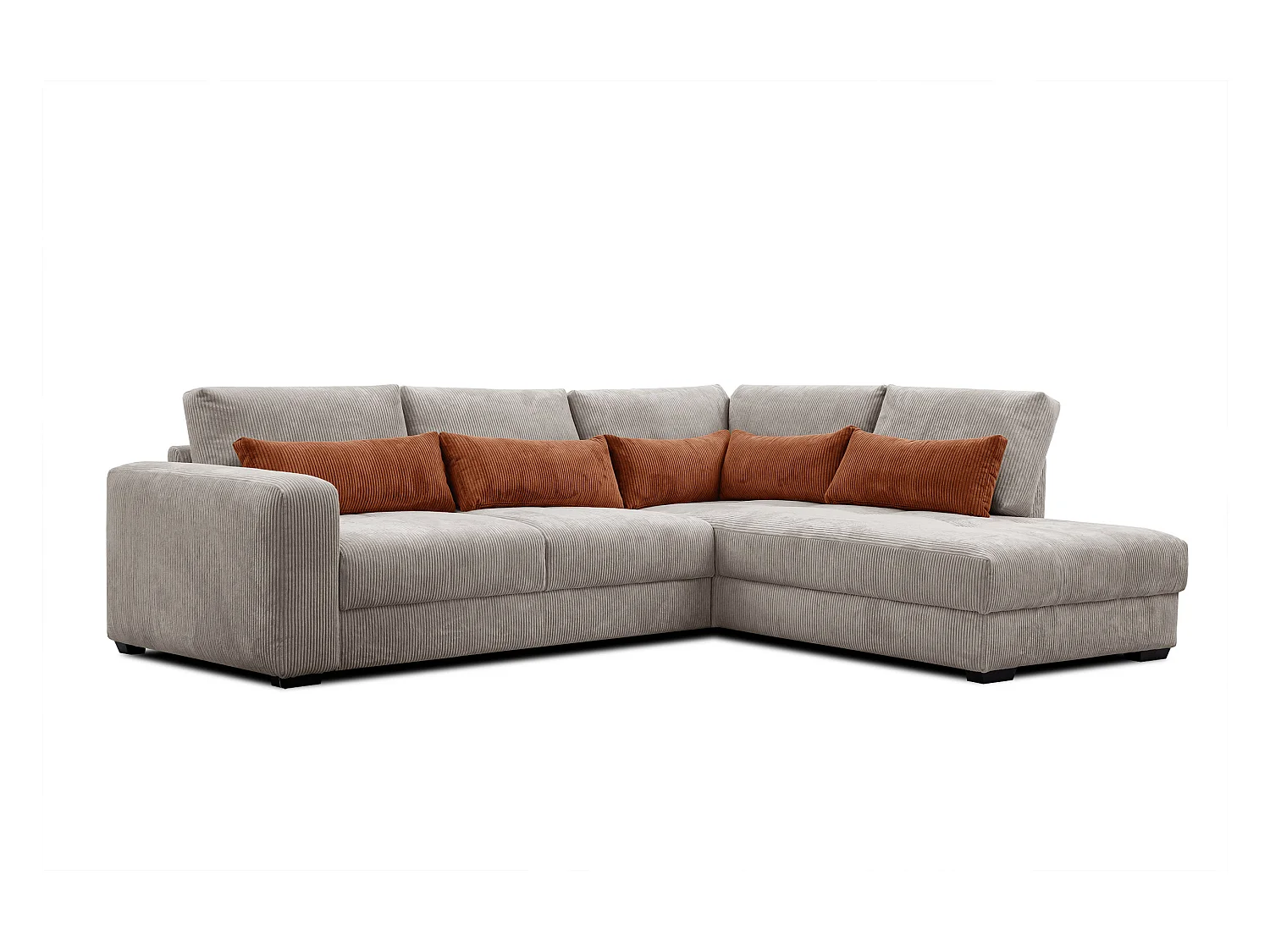 CANAPE D'ANGLE OLI 4 places, taupe