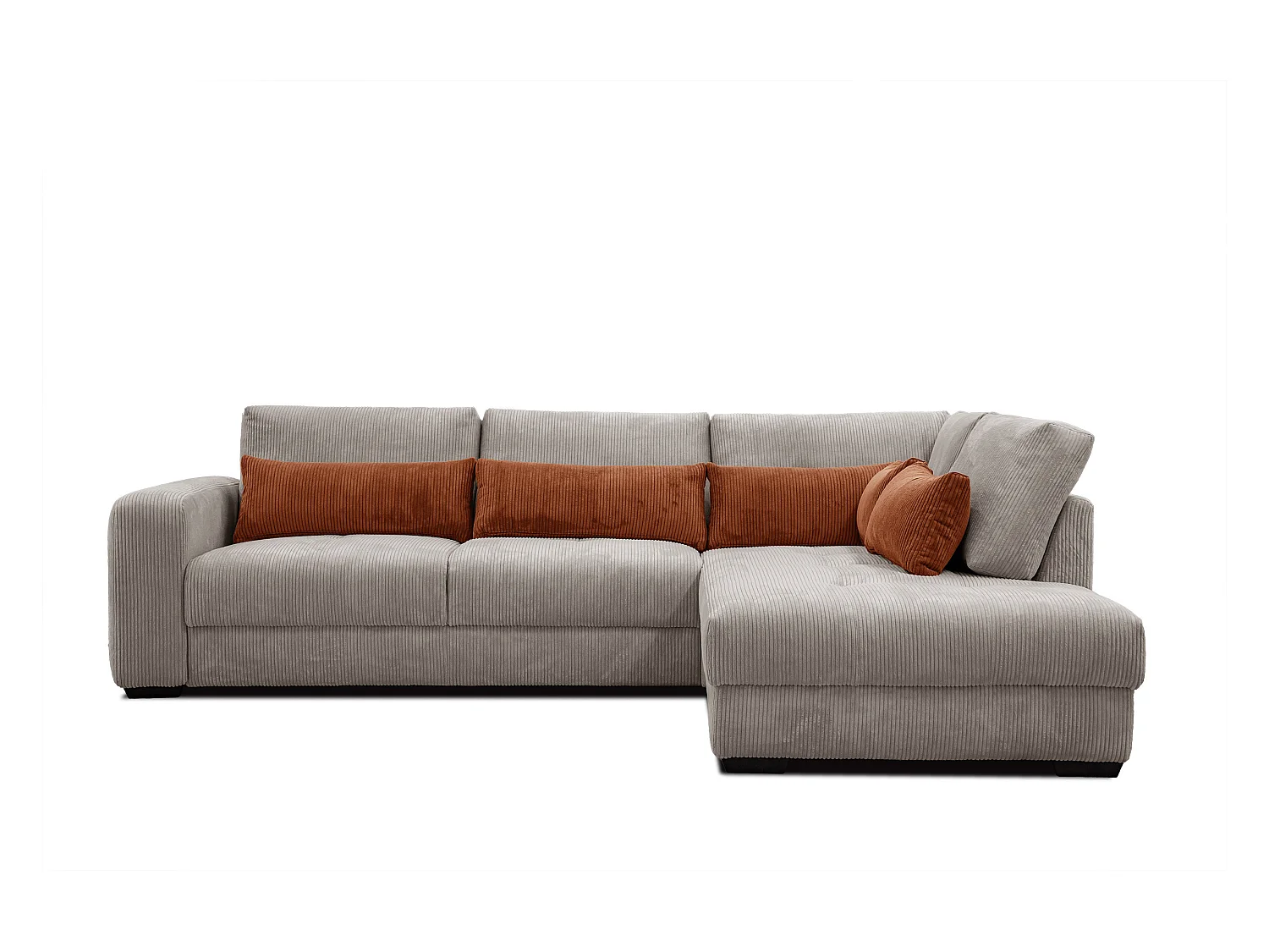 CANAPE D'ANGLE OLI 4 places, taupe