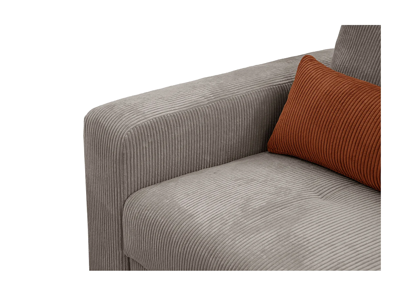 CANAPE D'ANGLE OLI 4 places, taupe