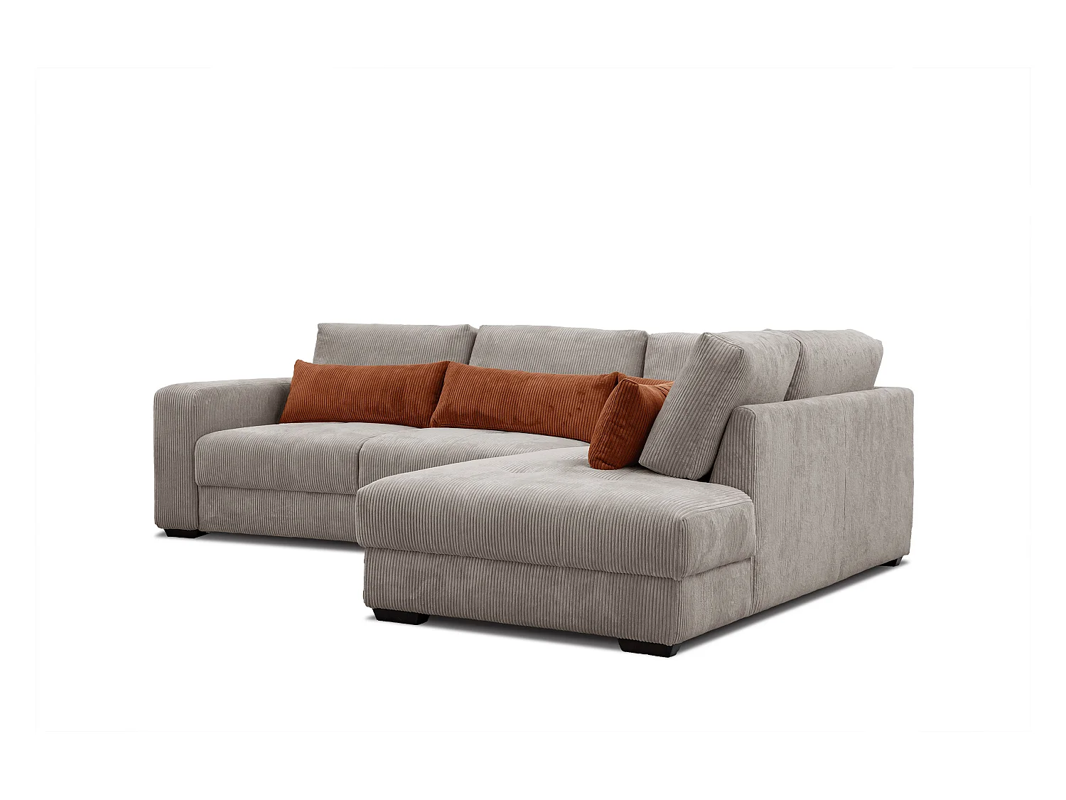 CANAPE D'ANGLE OLI 4 places, taupe