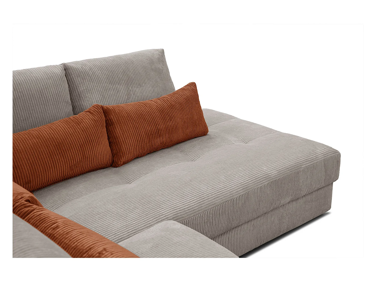 CANAPE D'ANGLE OLI 4 places, taupe