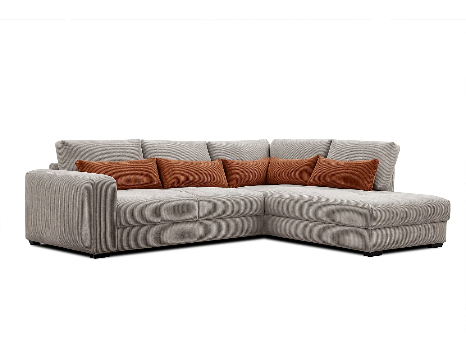 CANAPE D'ANGLE OLI 4 places, taupe