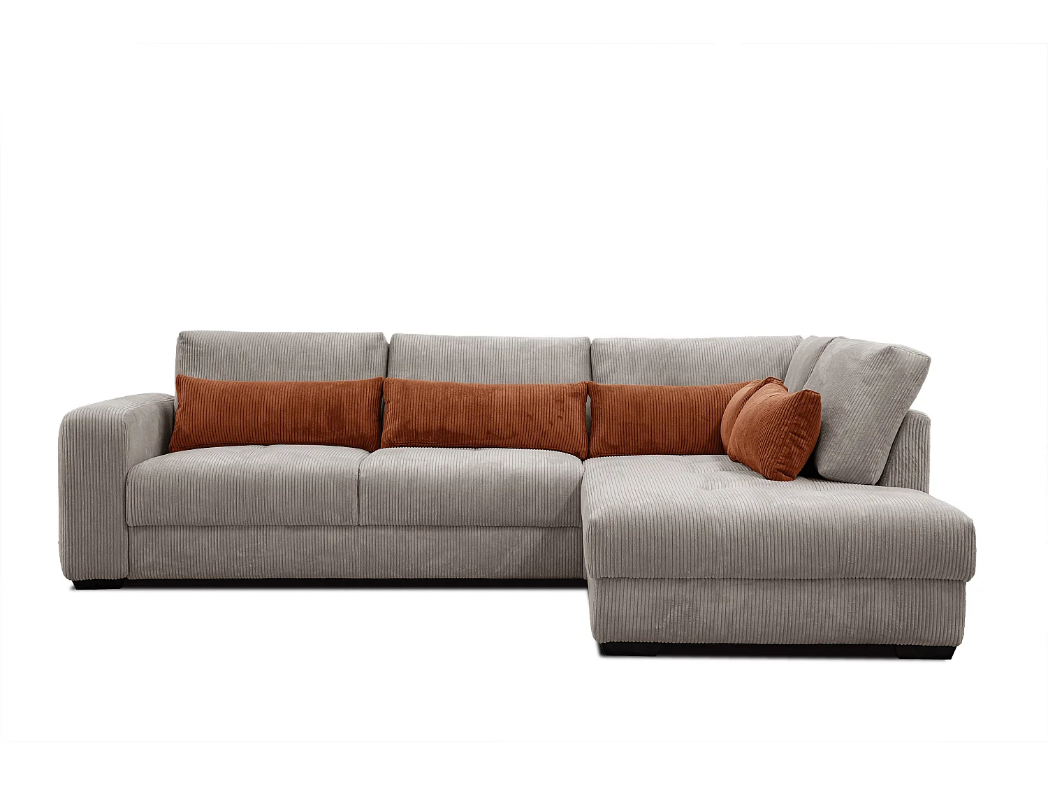 CANAPE D'ANGLE OLI 4 places, taupe