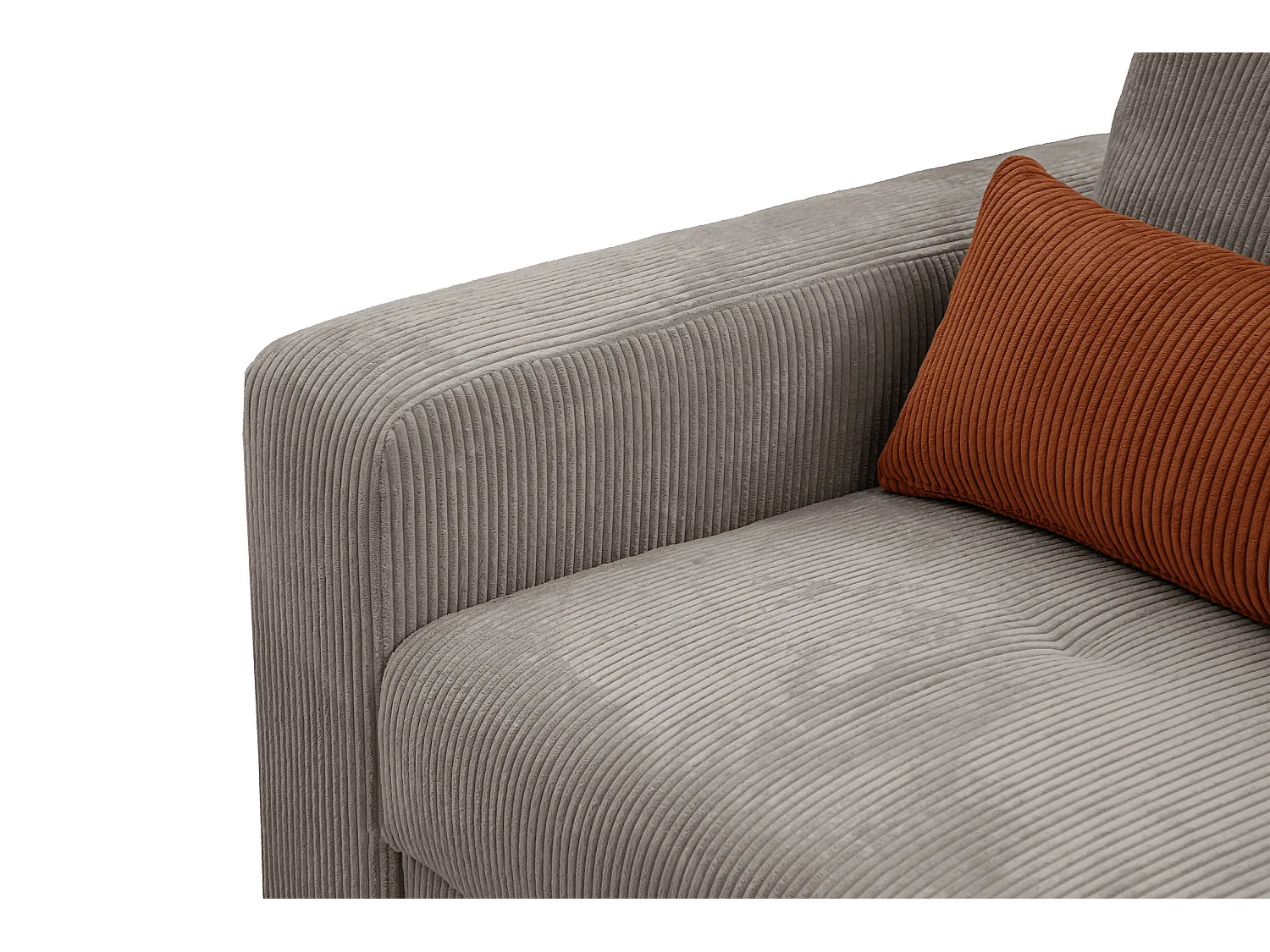 CANAPE D'ANGLE OLI 4 places, taupe