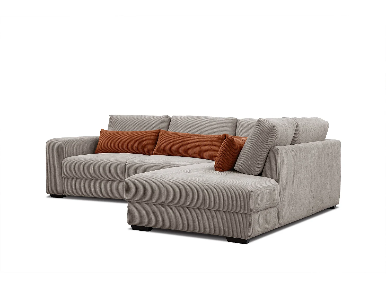 CANAPE D'ANGLE OLI 4 places, taupe