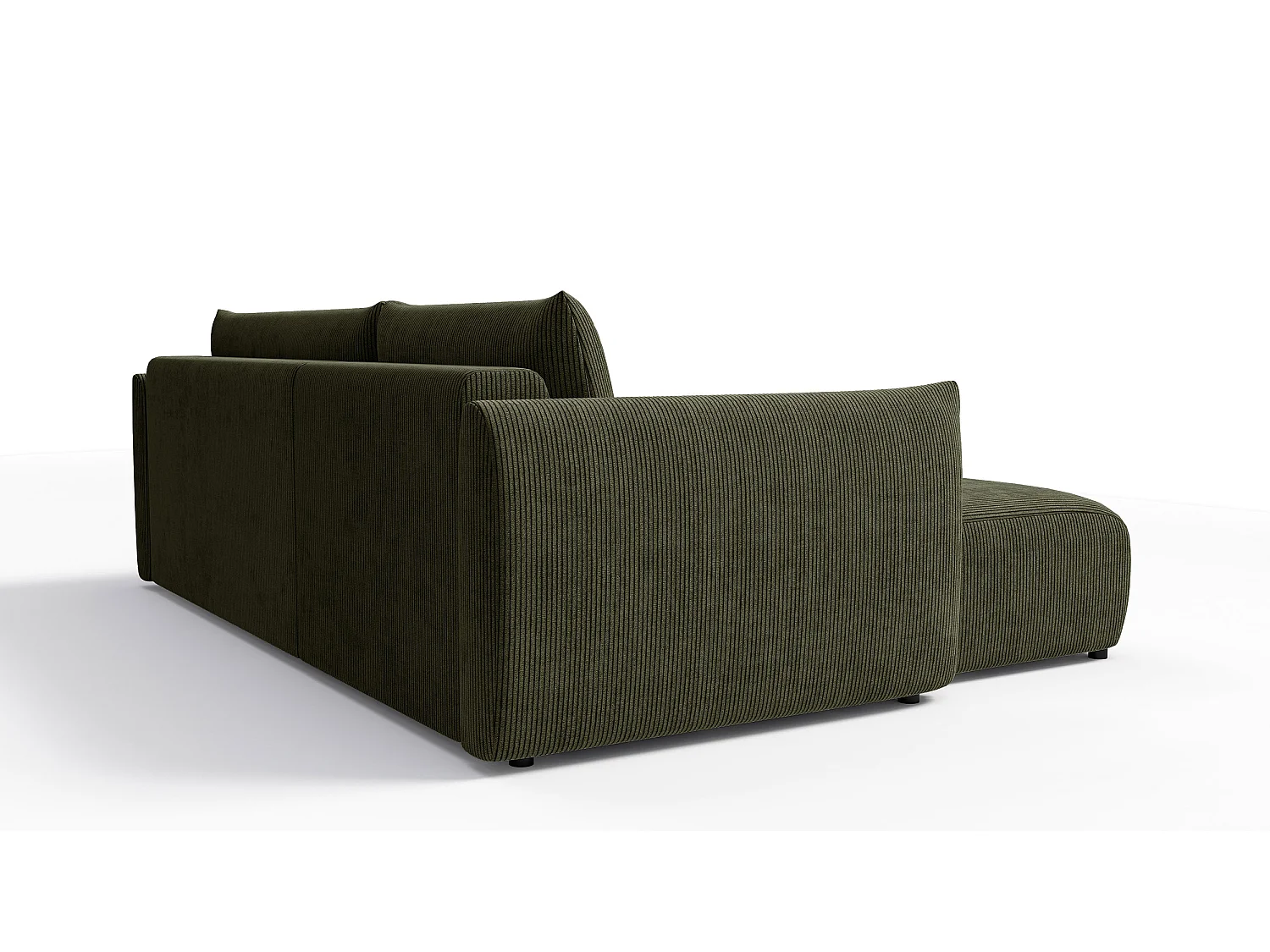 CANAPE D'ANGLE TAUER 3 places, olive