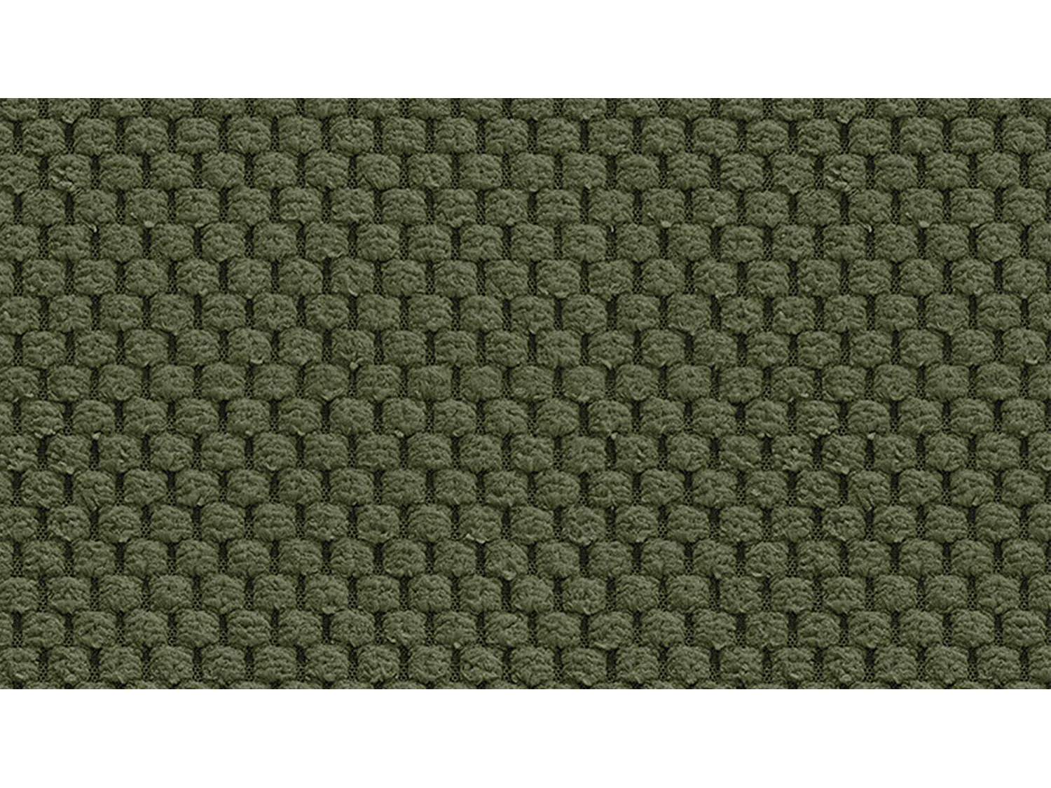 CANAPÉ D'ANGLE FEBE 4 places, tissu olive