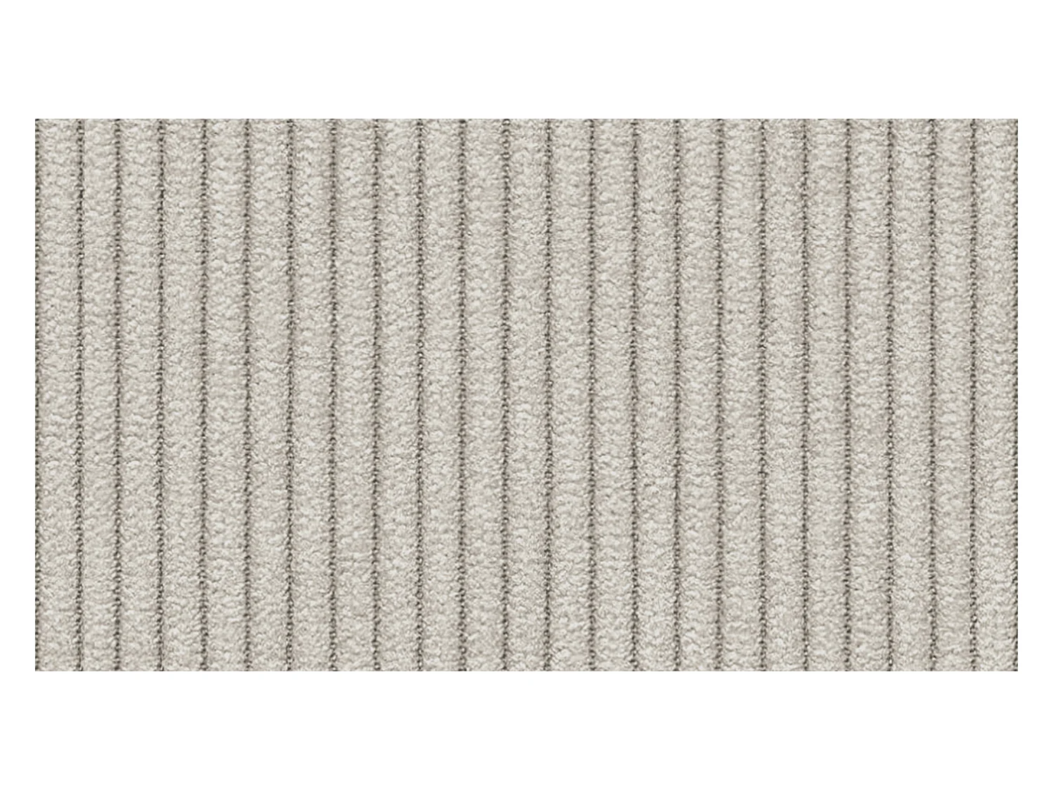 CANAPÉ D'ANGLE OLI 4 places, tissu blanc perle