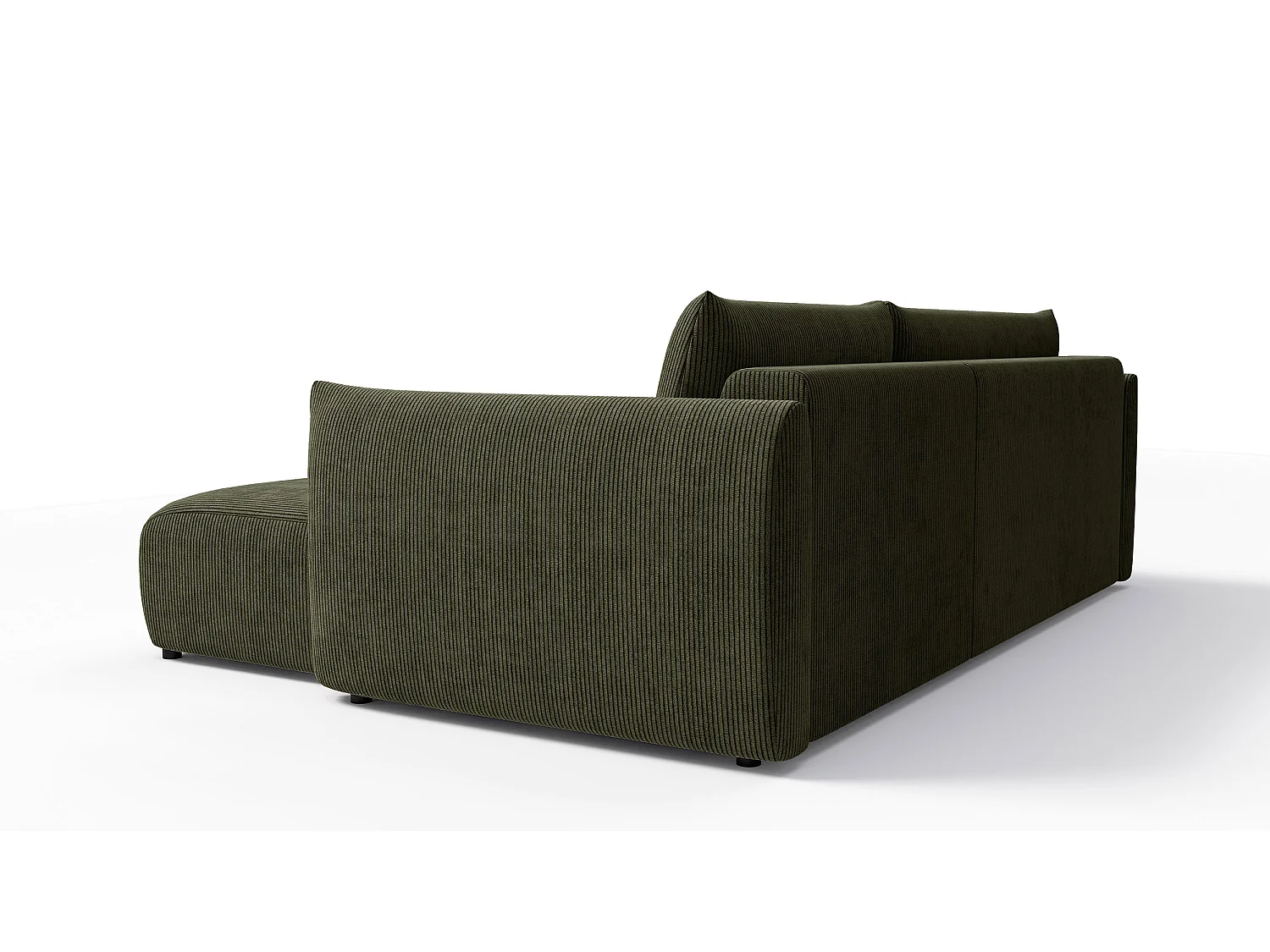 CANAPE D'ANGLE TAUER 3 places, olive