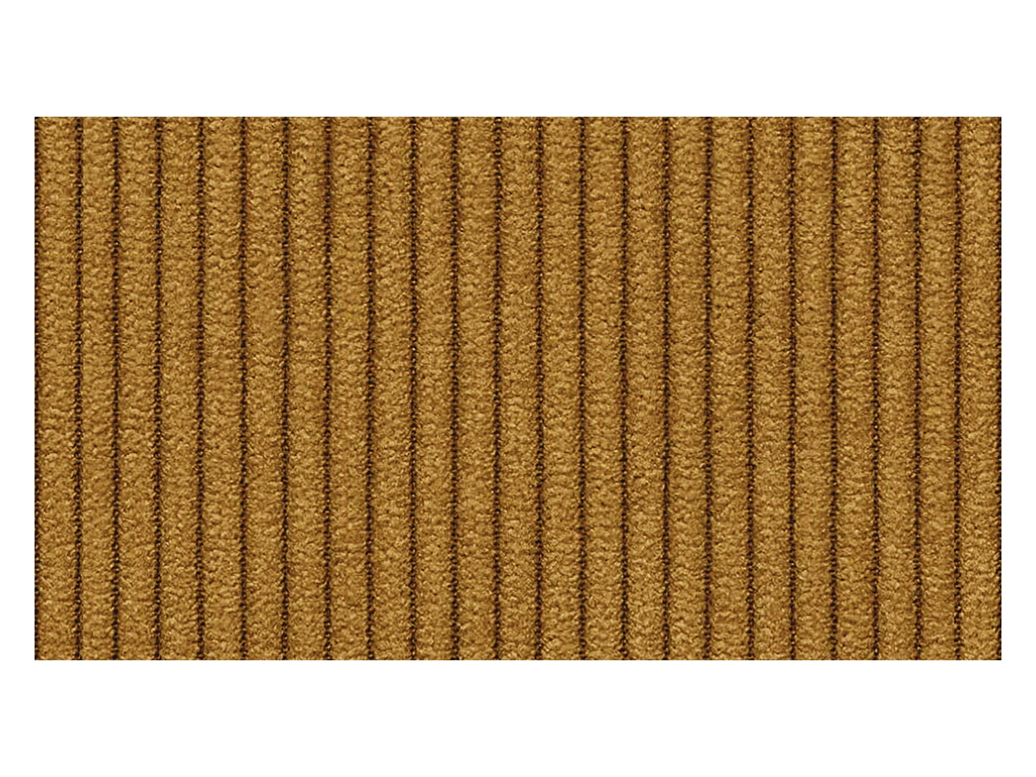 CANAPÉ D'ANGLE OLI 4 places, tissu jaune foncé