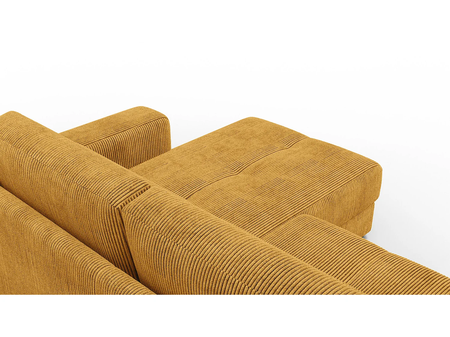 Ecksofa 4-Sitzer rechts OLI, safran