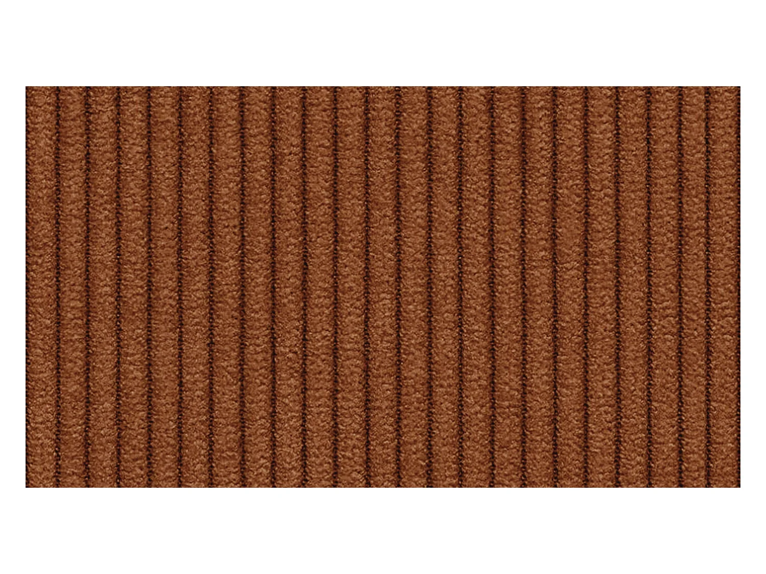 CANAPÉ D'ANGLE OLI 4 places, tissu orange