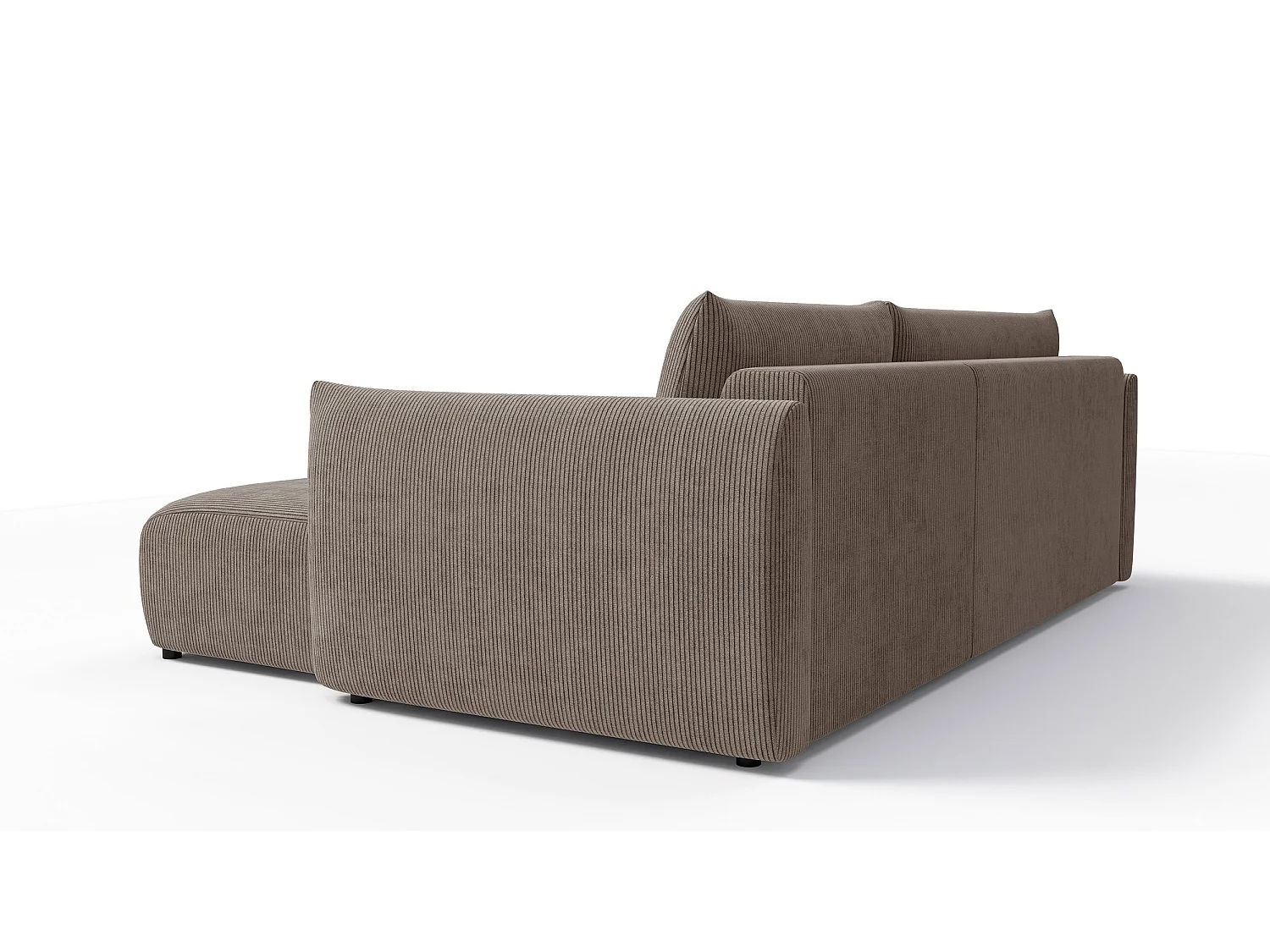 CANAPE D'ANGLE TAUER 3 places, taupe