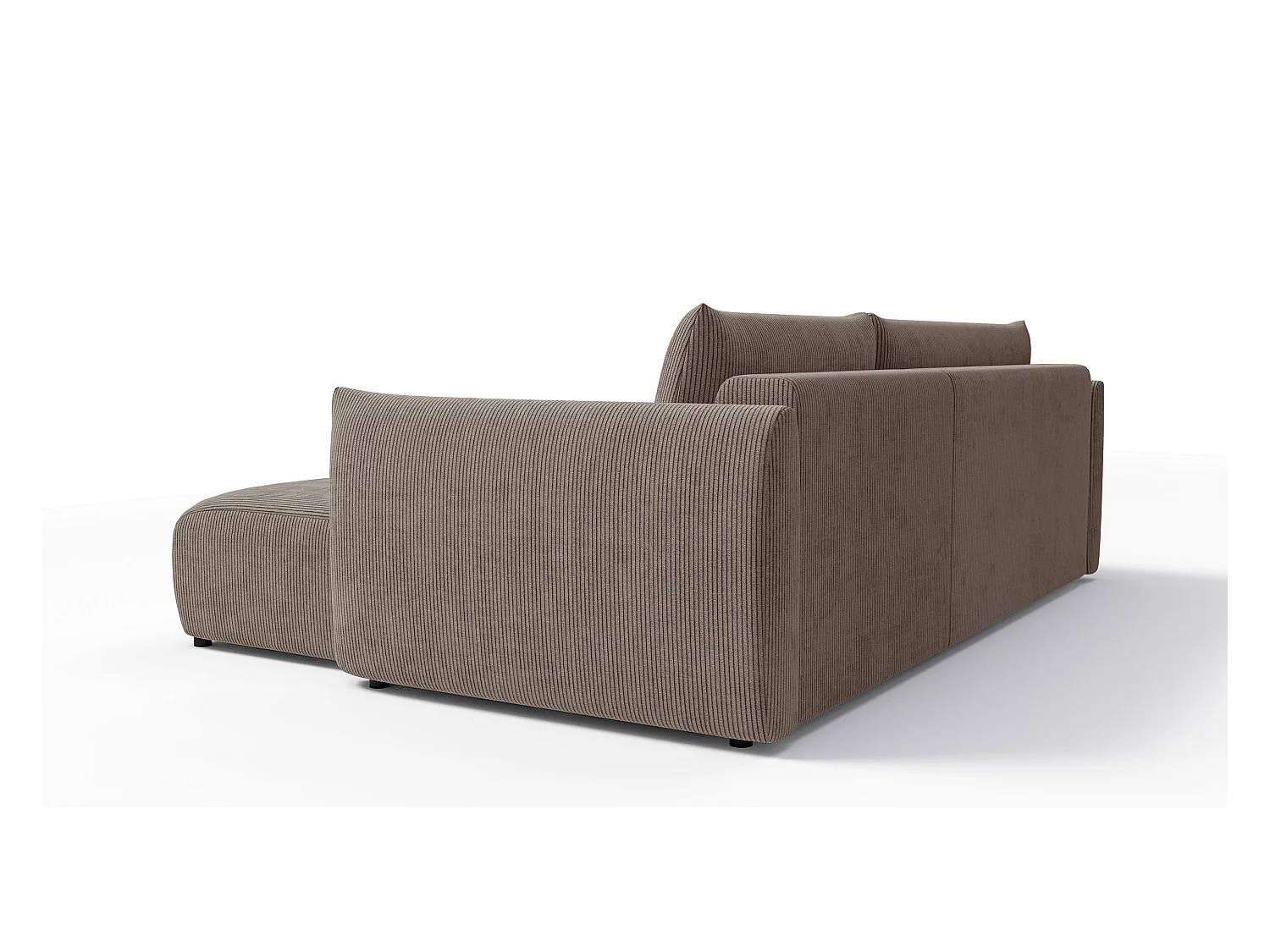 CANAPE D'ANGLE TAUER 3 places, taupe