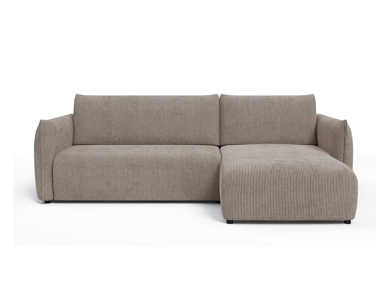 CANAPE D'ANGLE TAUER 3 places, taupe
