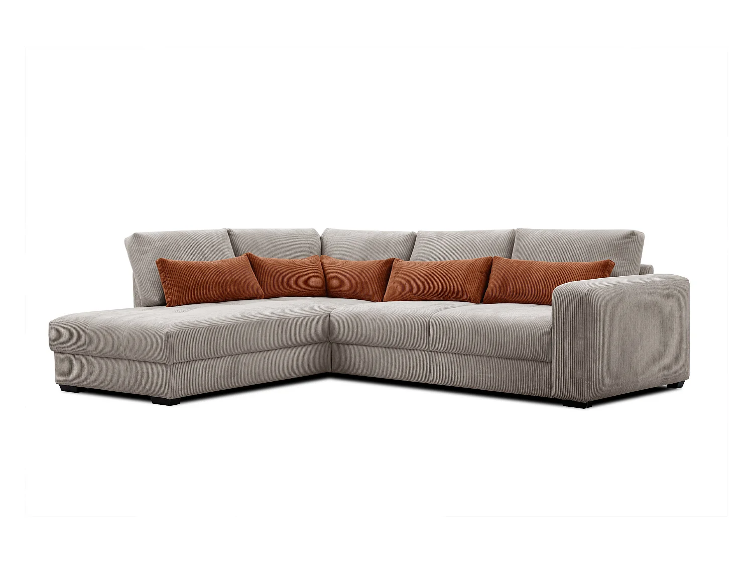 CANAPE D'ANGLE OLI 4 places, taupe