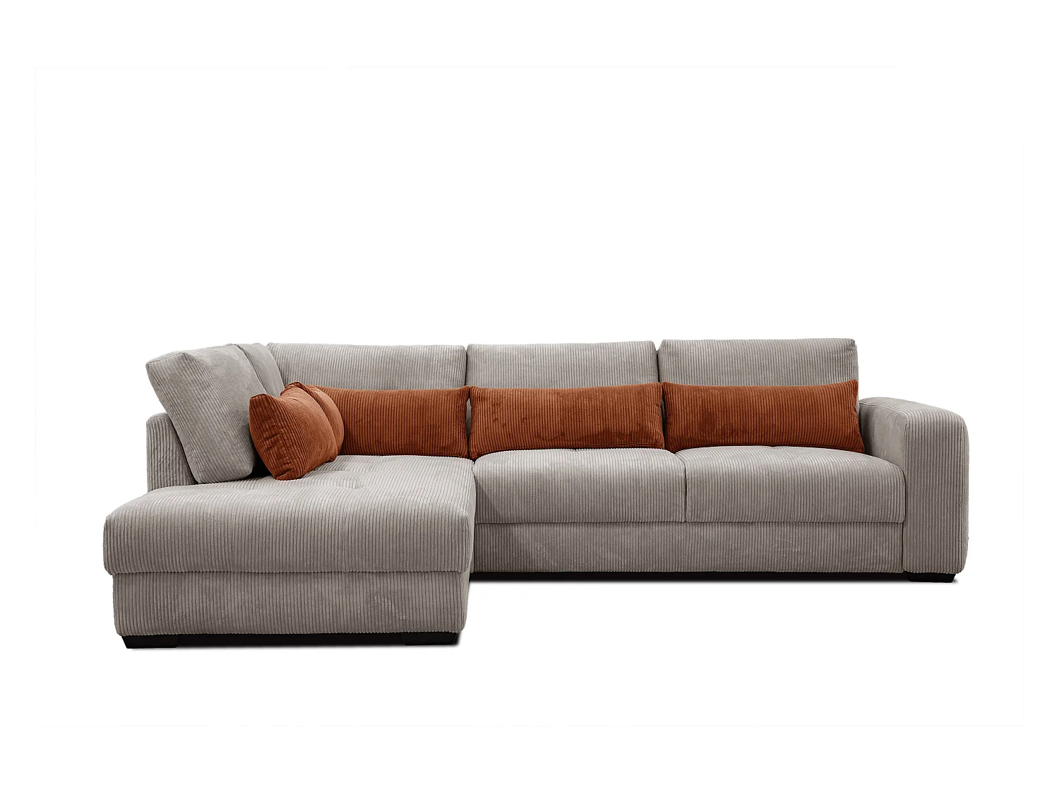 CANAPE D'ANGLE OLI 4 places, taupe