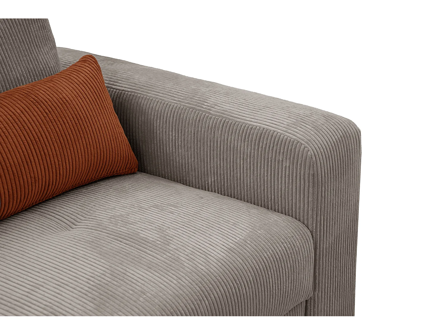 CANAPE D'ANGLE OLI 4 places, taupe