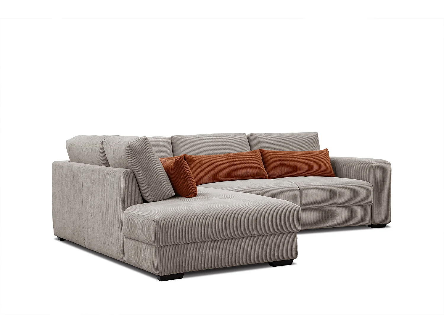 CANAPE D'ANGLE OLI 4 places, taupe