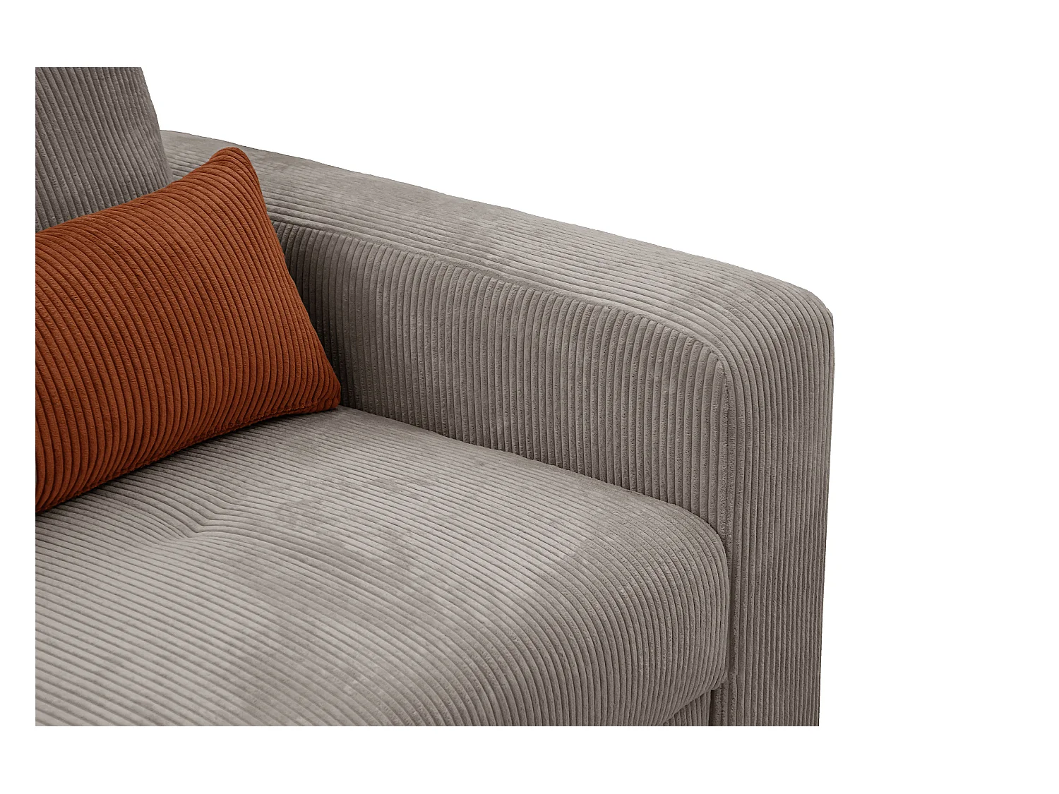 CANAPE D'ANGLE OLI 4 places, taupe