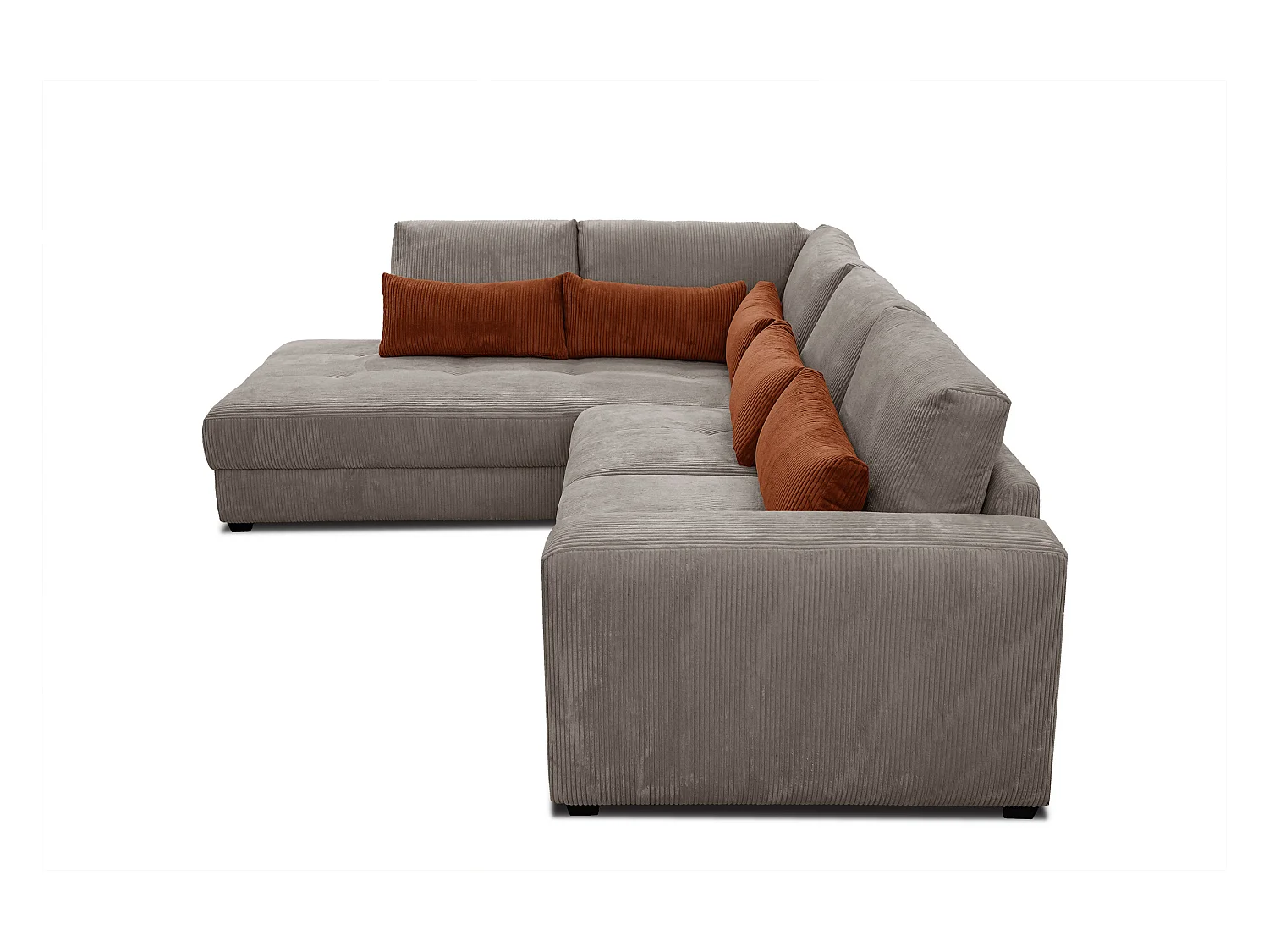 CANAPE D'ANGLE OLI 4 places, taupe