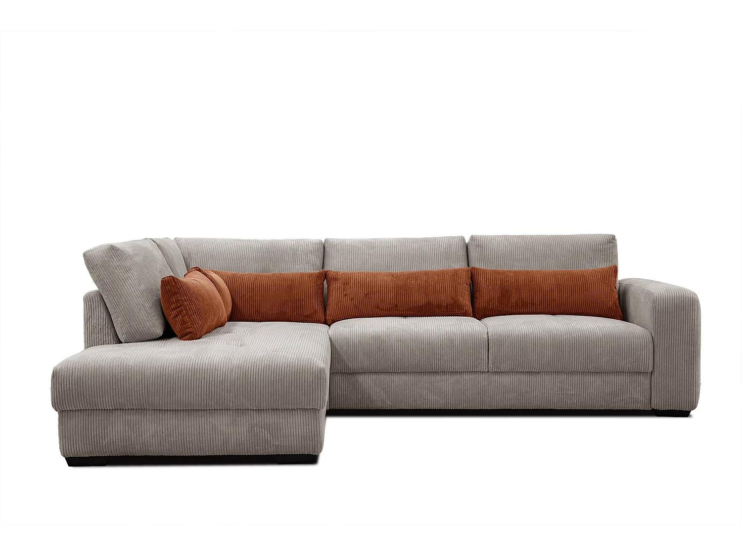 CANAPE D'ANGLE OLI 4 places, taupe